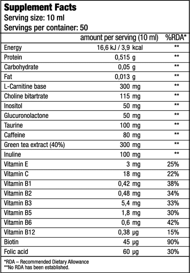 Arzator de grasimi lichid, BioTechUSA, Thermo Drine Liquid, 500ml
