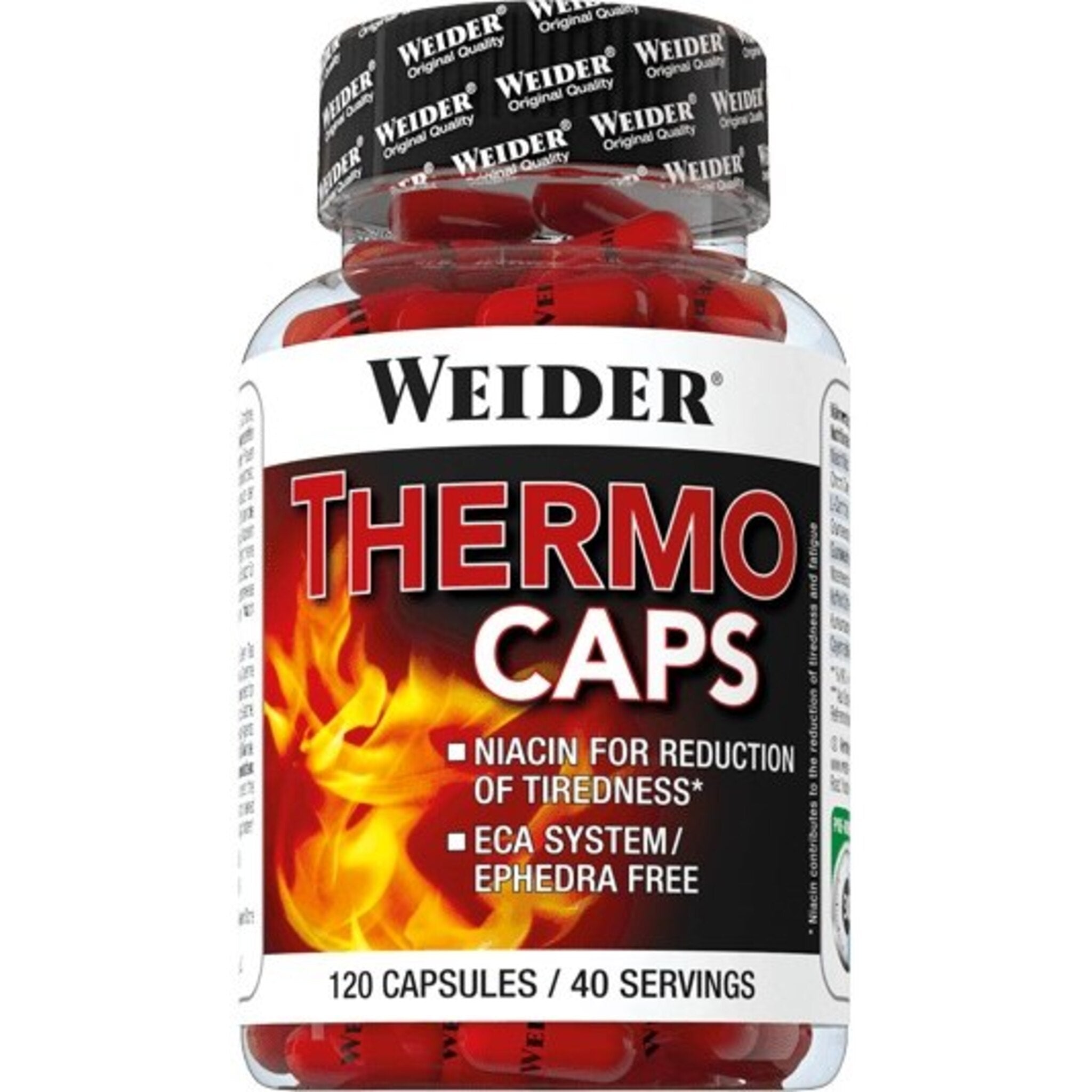 Arzator de grasimi, Weider, Thermo Caps, 120caps