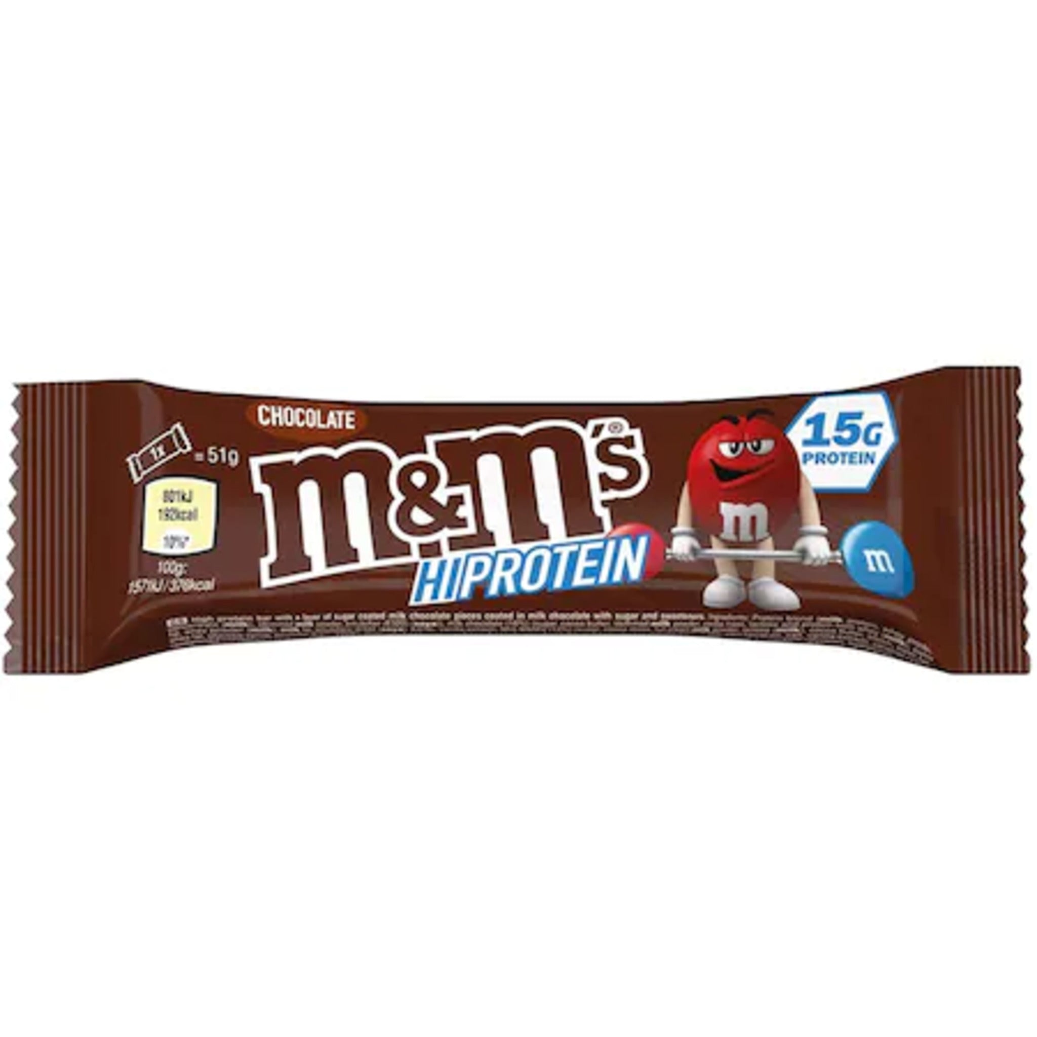 Baton Proteic, M & M's Hi Protein Bar, 51g