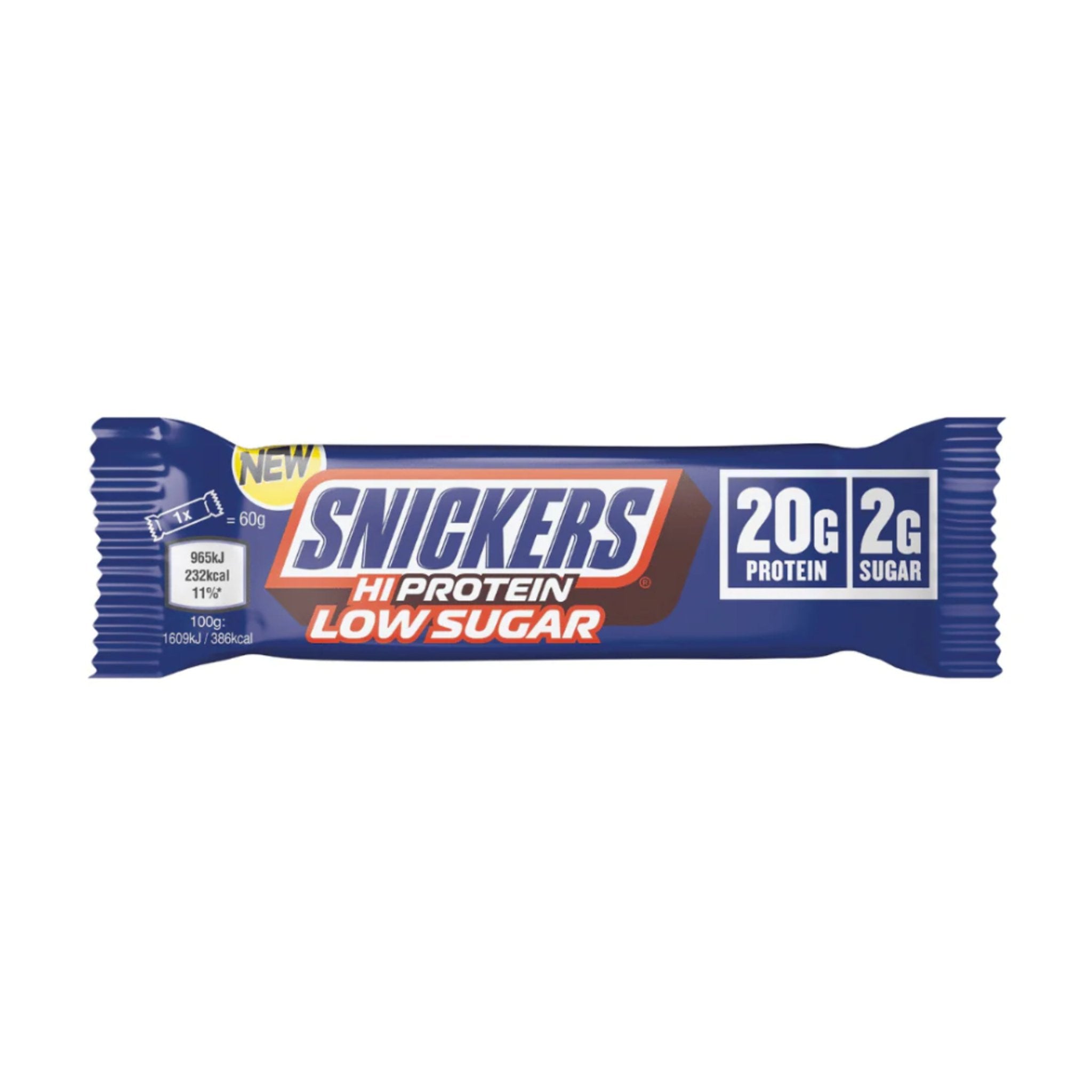 Baton Proteic, Snickers Hi Protein Low Sugar, 57g