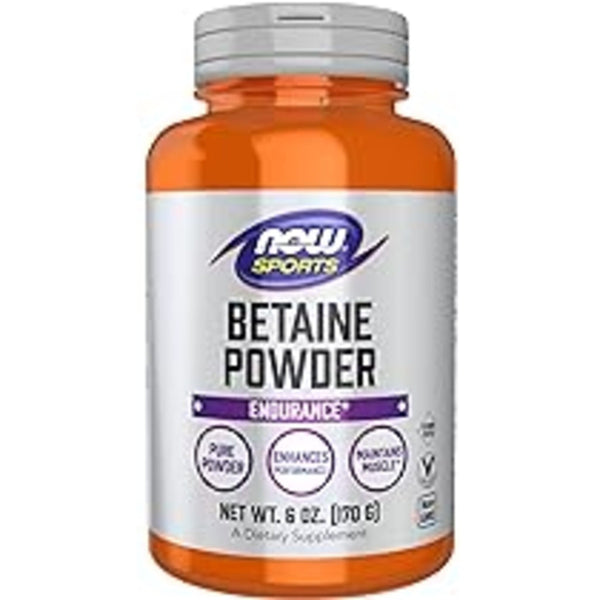 Betaina Pudra, Now Sports, Betaine Powder, 170g - gym-stack.ro