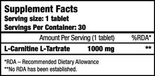 Carnitina tablete - BioTechUSA L-Carnitine 30tabs