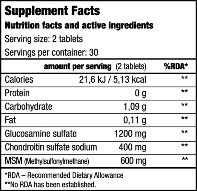 Complex articulatii - BioTechUSA Joint & Cartilage 60tabs