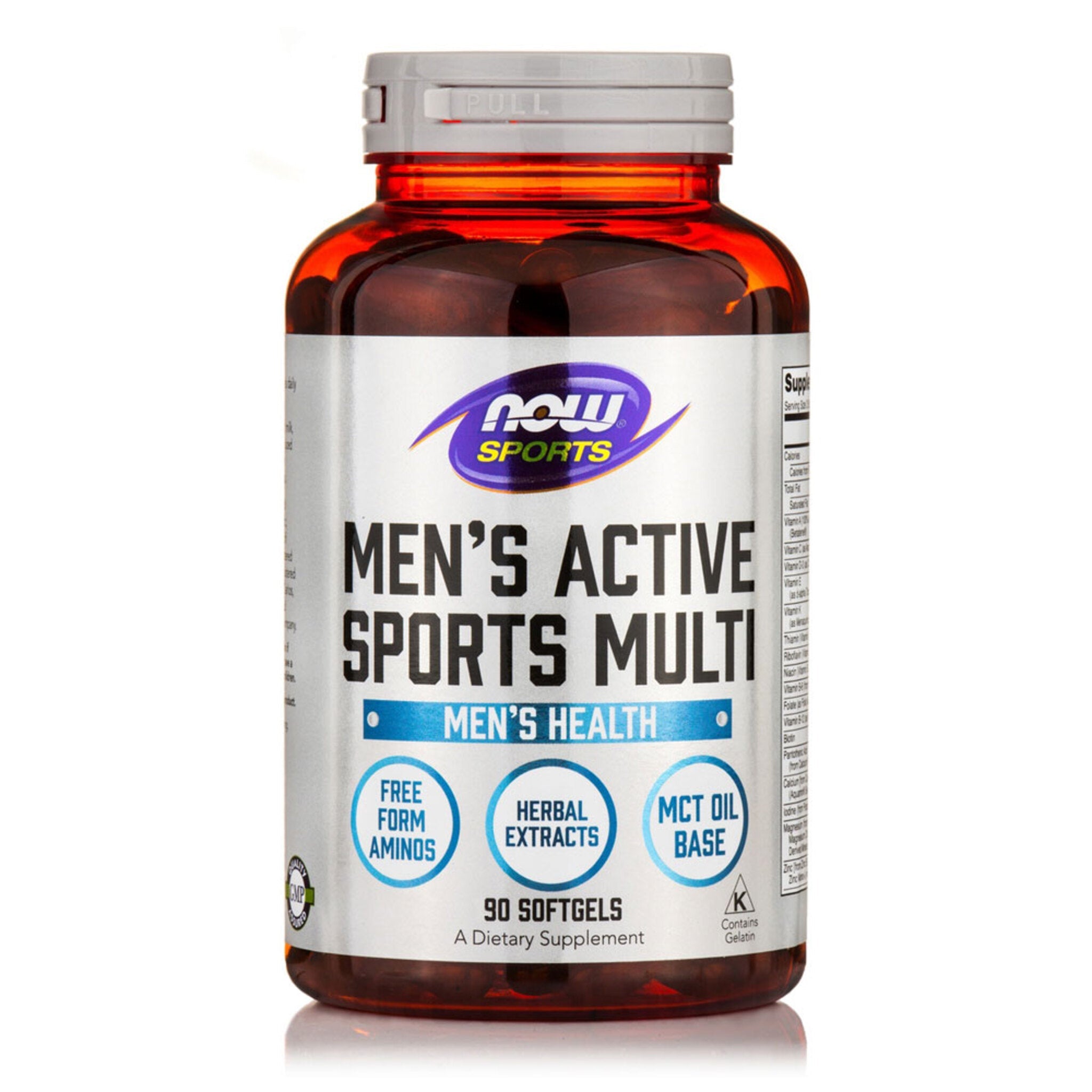 Complex de vitamine si minerale - NOW Men’s Active Sports Multi 90 softgels