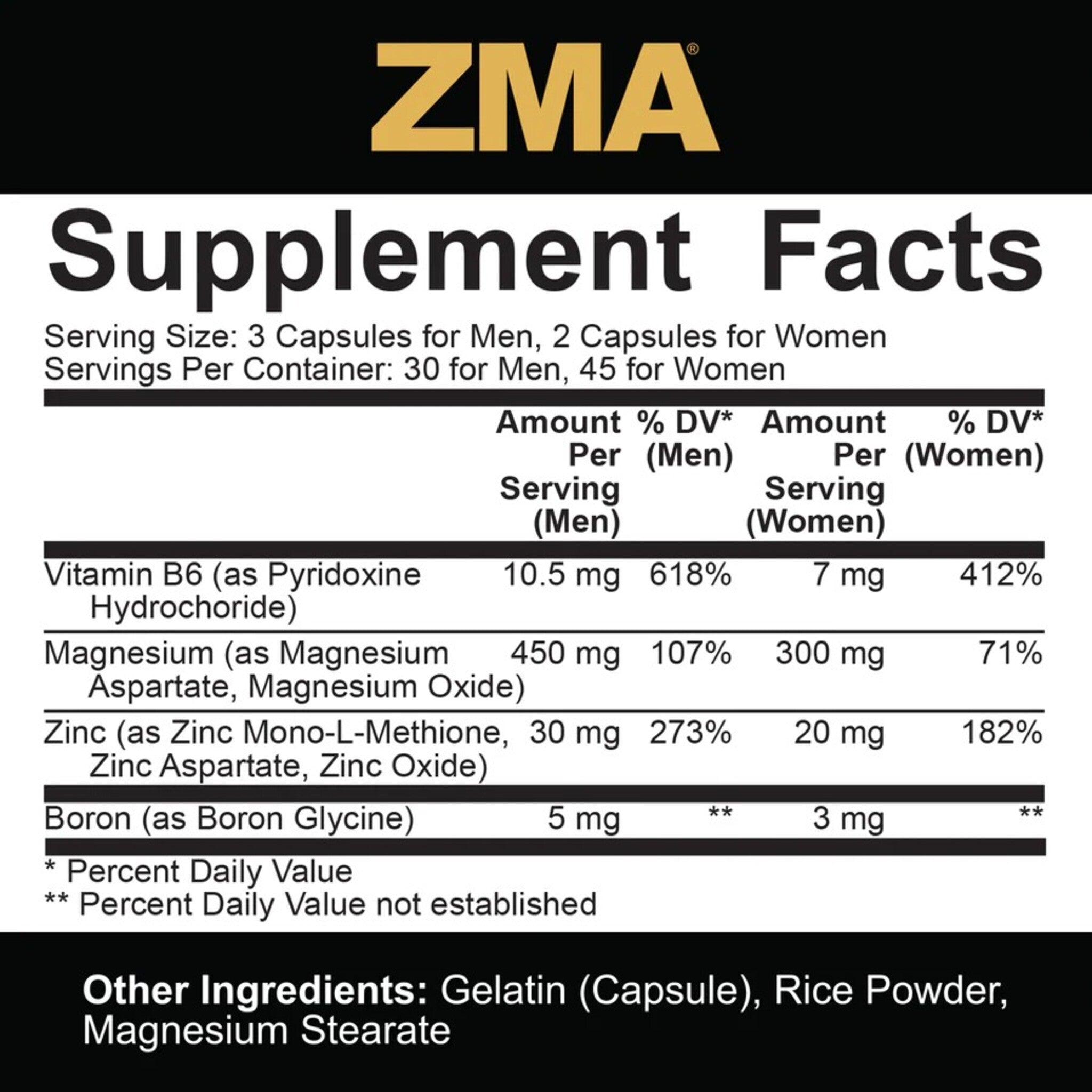 Complex Minerale, 5% Nutrition, ZMA Core Series, 90caps