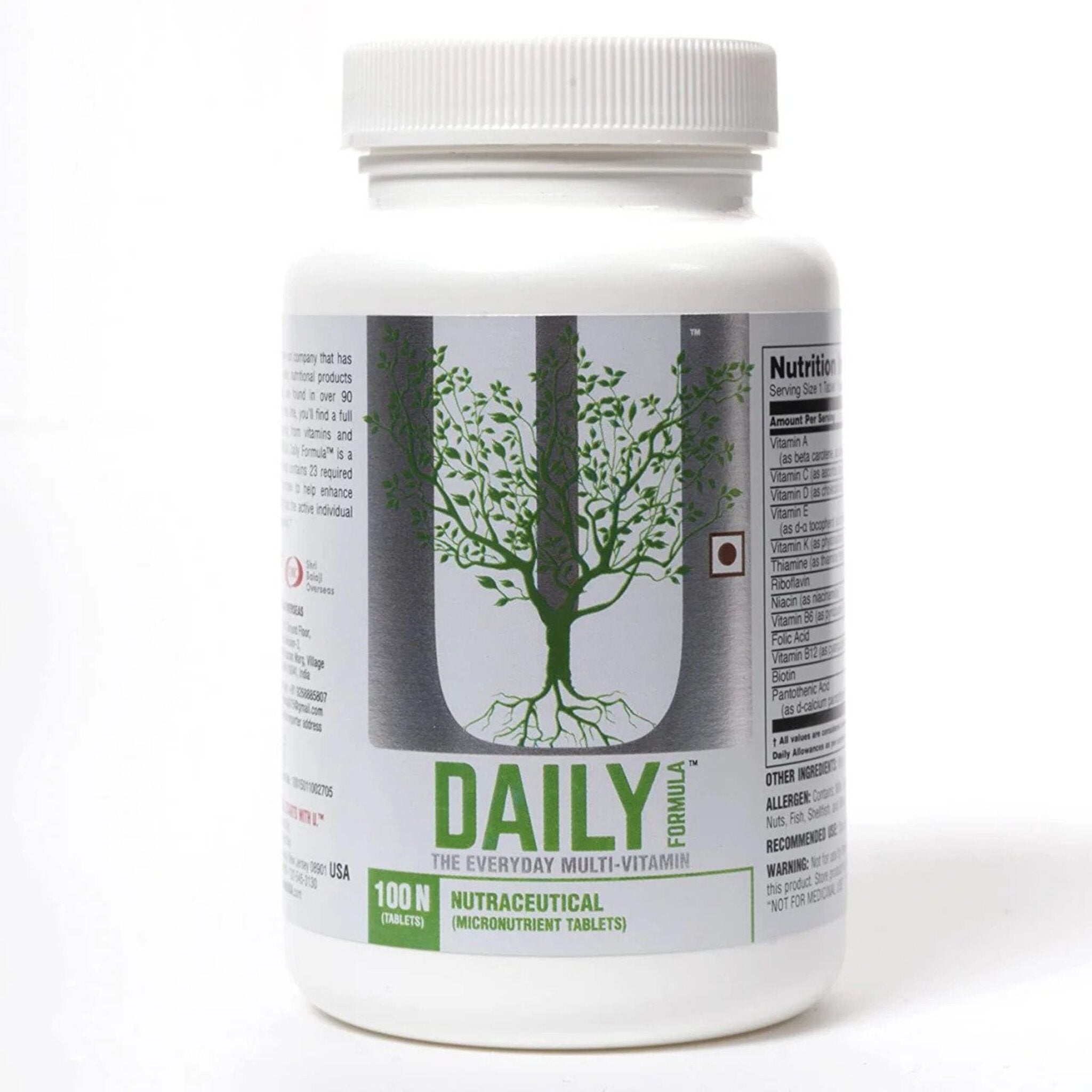 Complex Vitamine si Minerale, Universal, Daily Formula, 100tabs