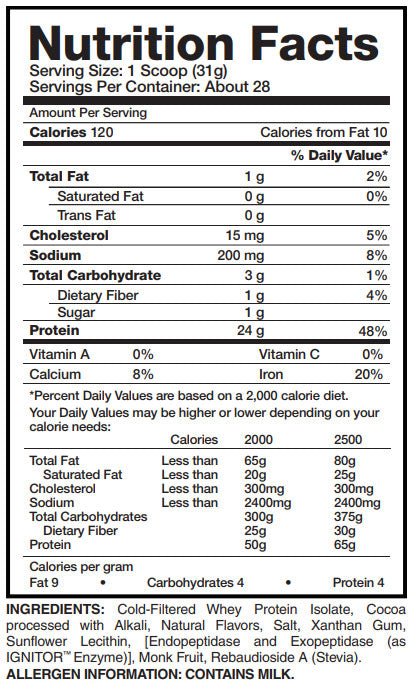 Proteina din Zer, Evogen, Isoject Naturals, 868g