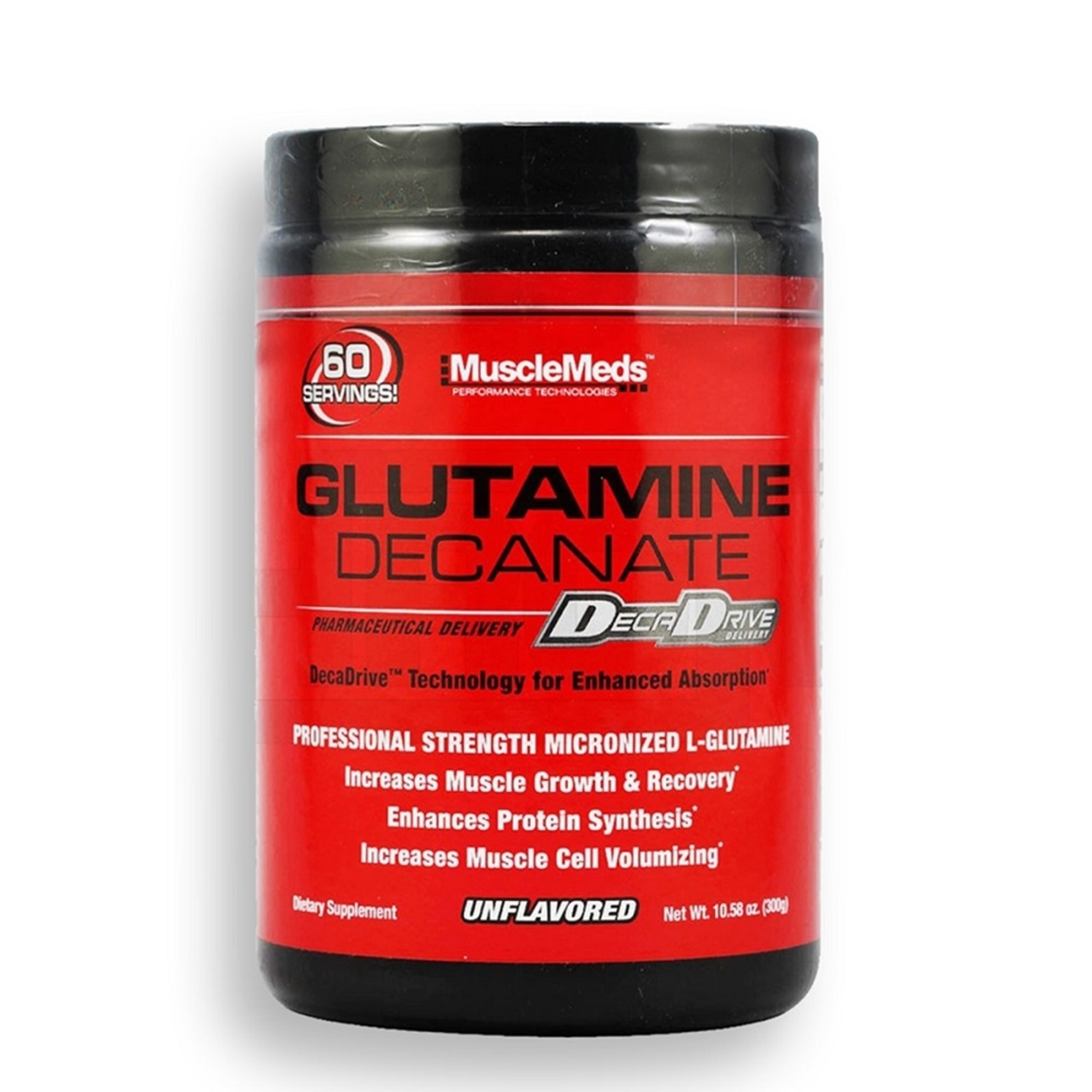 Glutamina, MuscleMeds, Glutamine Decanate, 300g
