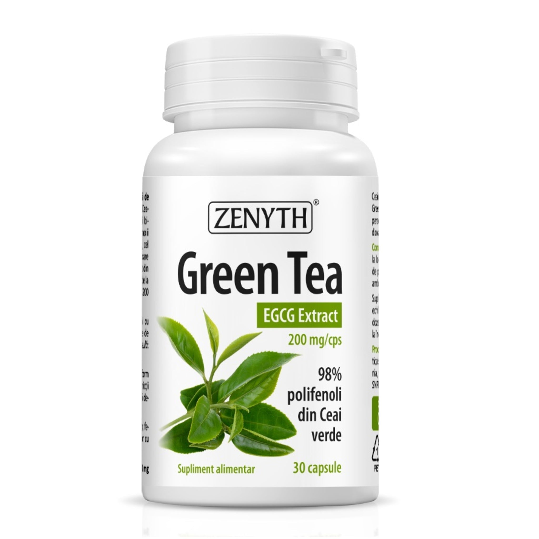 Extract de Ceai Verde, Zenyth Green Tea, 30 caps