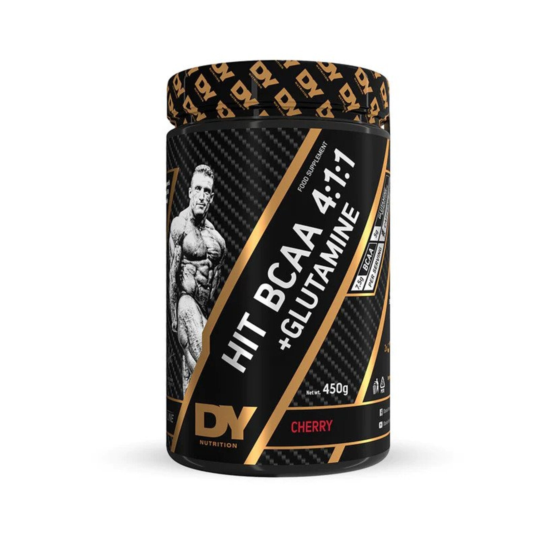 Aminoacizi BCAA+Glutamina, Dorian Yates, HIT BCAA 4:1:1 + Glutamine, 450g, 30 Serviri