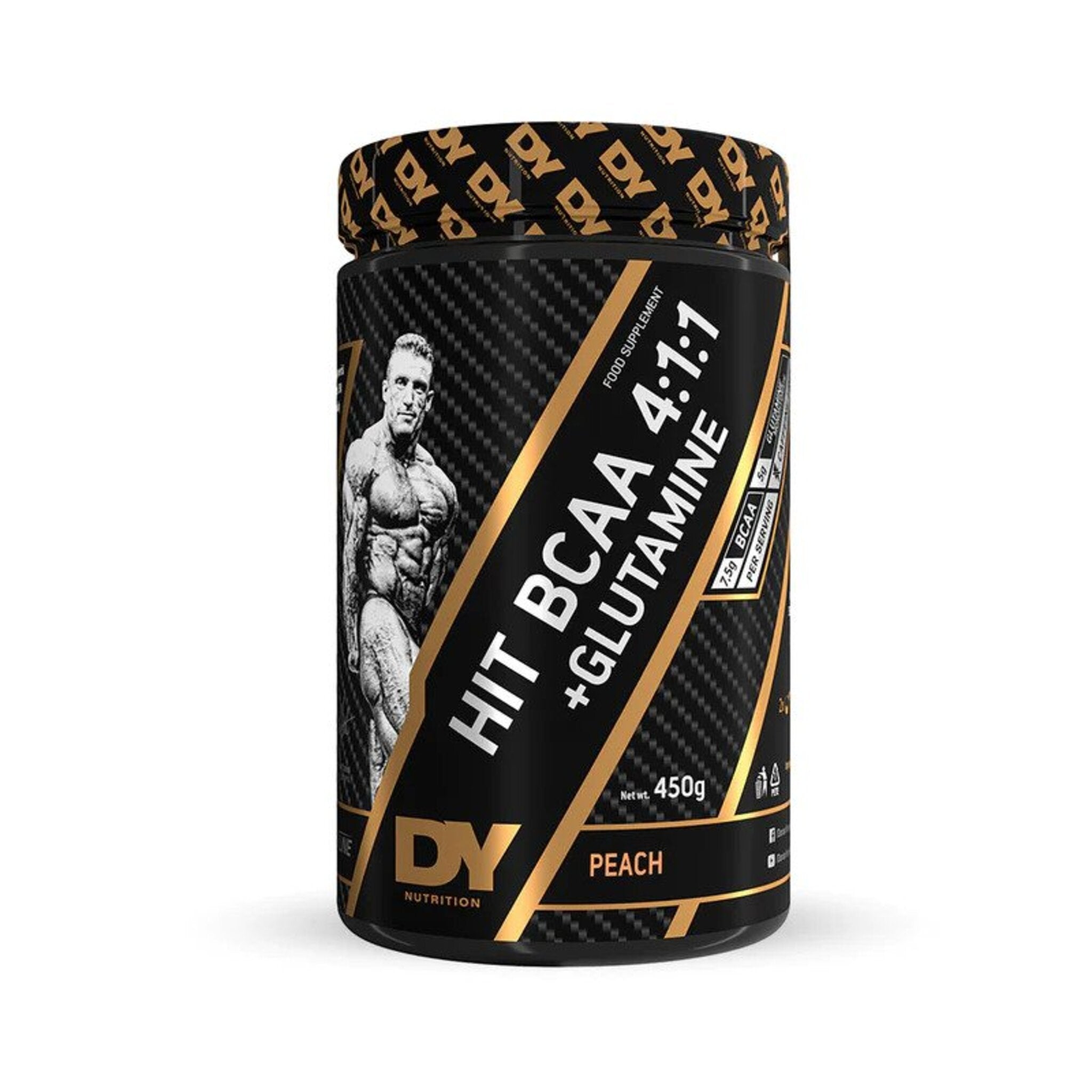 Aminoacizi BCAA+Glutamina, Dorian Yates, HIT BCAA 4:1:1 + Glutamine, 450g, 30 Serviri