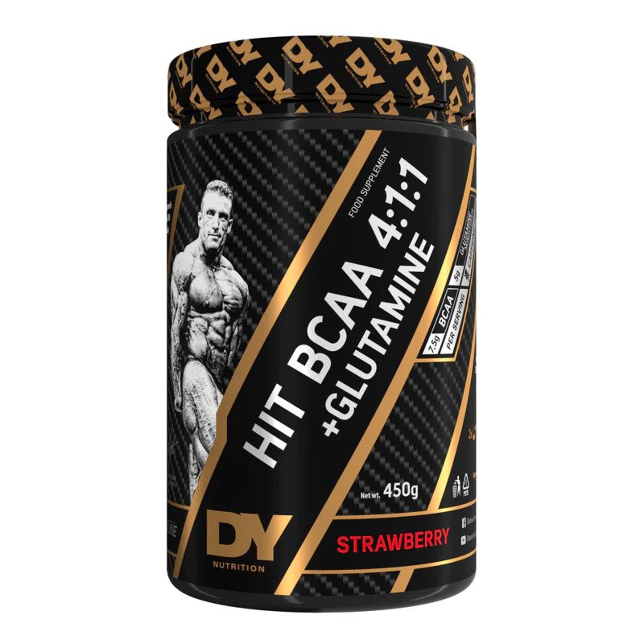 Aminoacizi BCAA+Glutamina, Dorian Yates, HIT BCAA 4:1:1 + Glutamine, 450g, 30 Serviri
