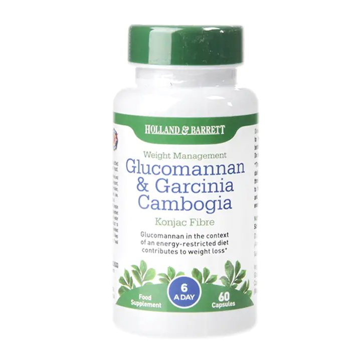 Holland & Barrett Glucomannan & Garcinia Cambogia 60 Capsules