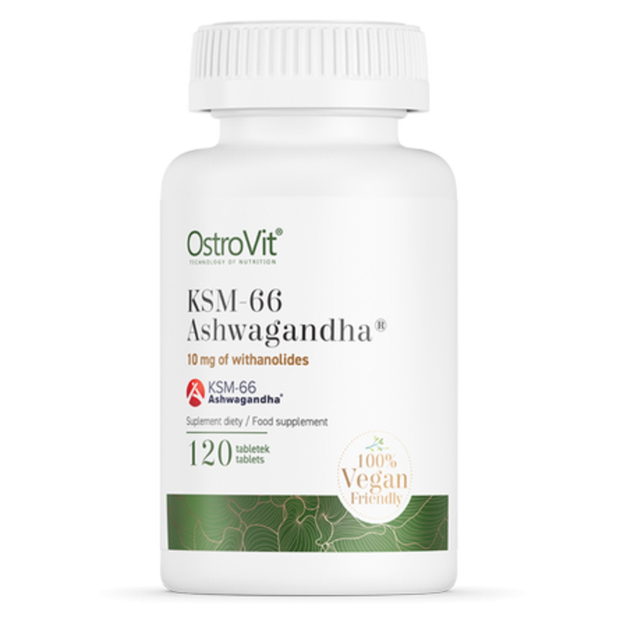 Extract de Ashwagandha, OstroVit,KSM-66 Ashwagandha, 120tabs