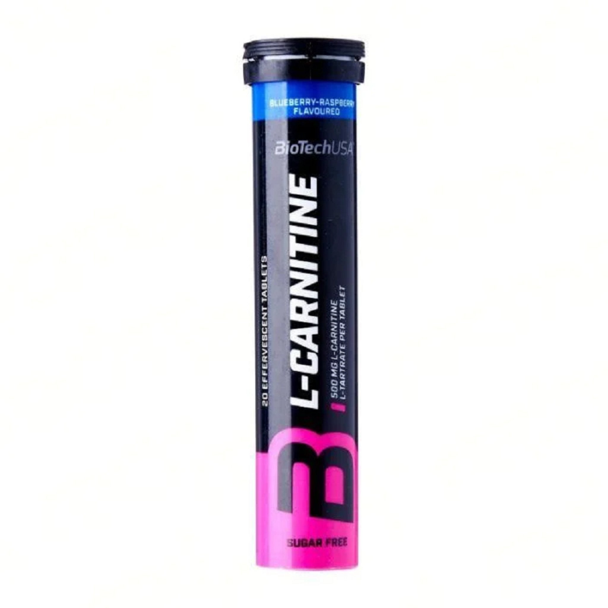L-Carnitina Efervescenta, BiotechUSA, L-Carnitine, 20 tablete