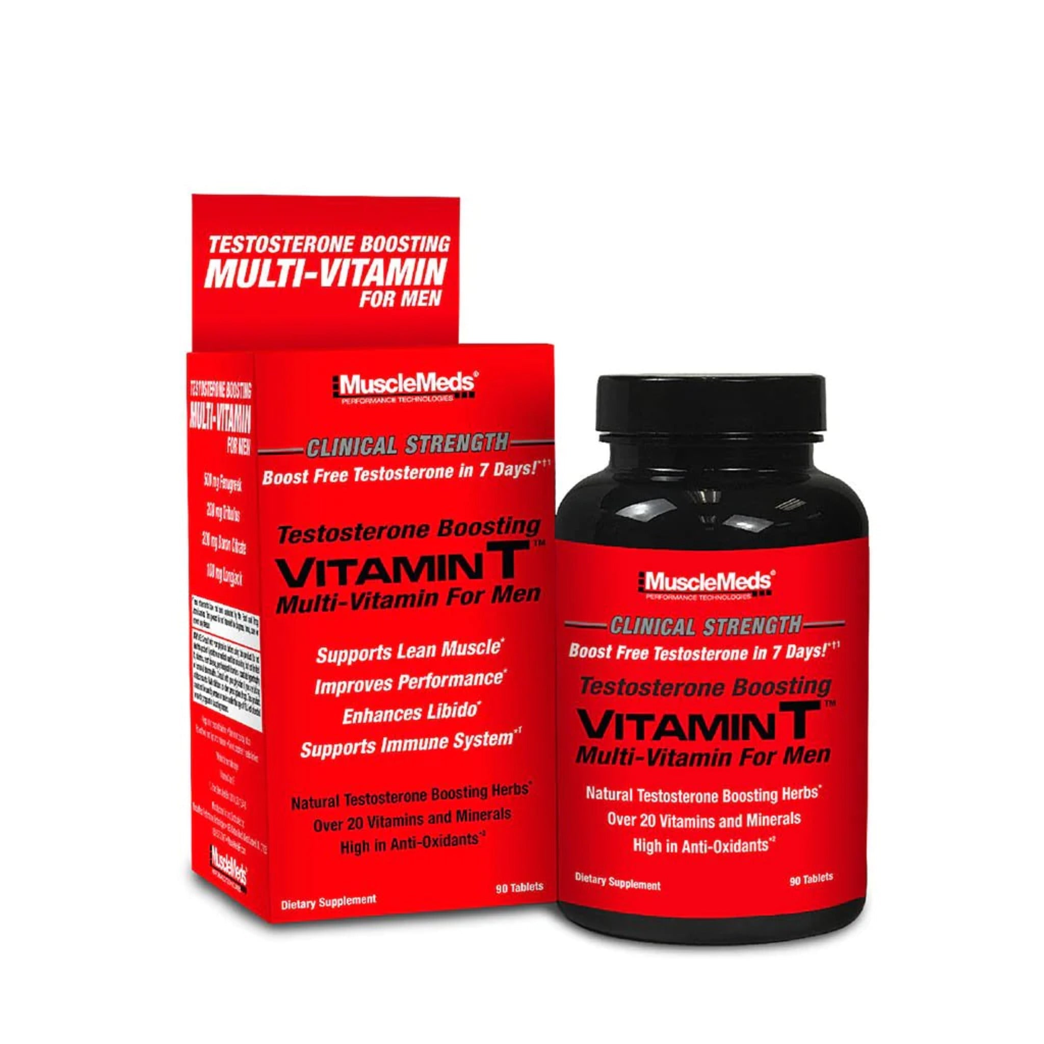 Performanta Sportiva, MuscleMeds Vitamin T, 90tabs