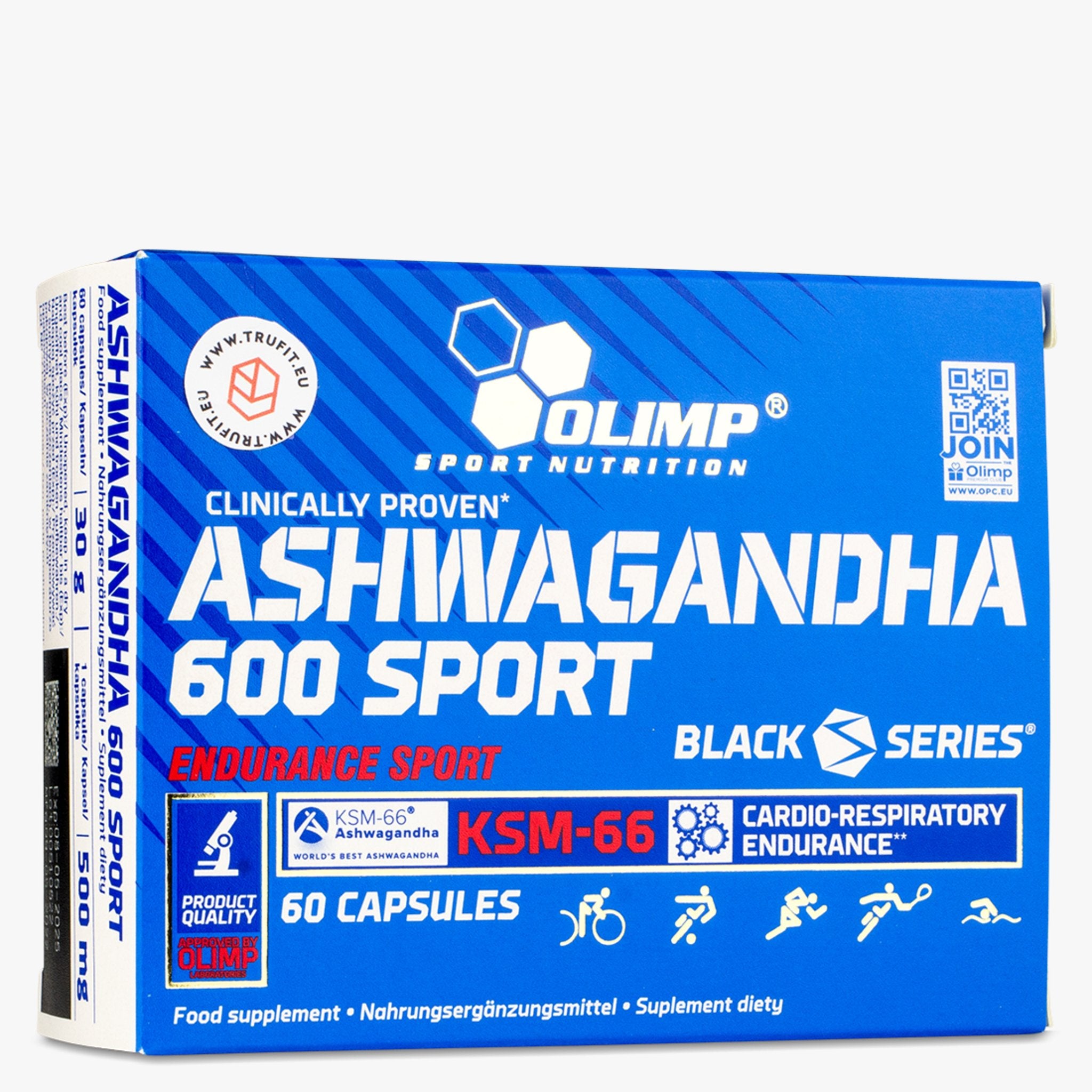 Performanta sportiva, Olimp, Ashwagandha KSM-66, 60caps