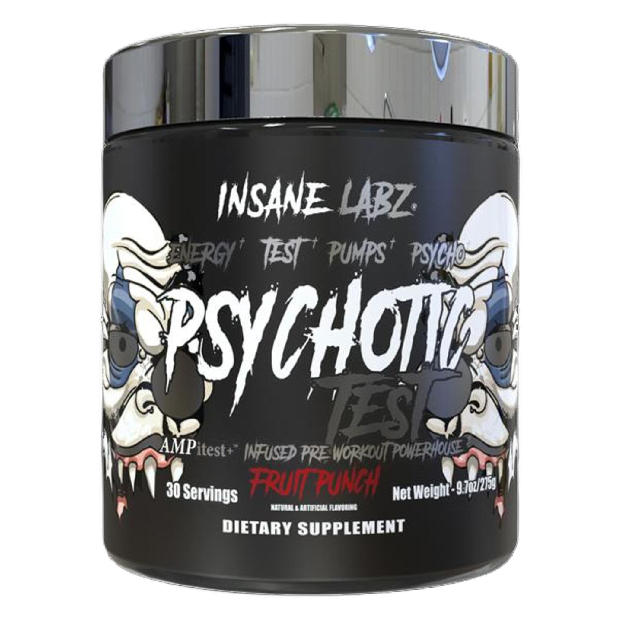 Pre-Antrenament, Insane Labz Psychotic Test, 276g - gym-stack.ro