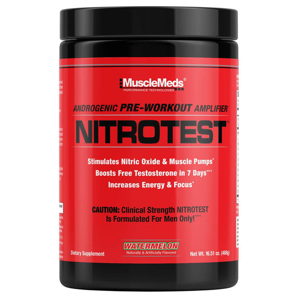 Pre-Antrenament, MuscleMeds Nitrotest, 474g - gym-stack.ro