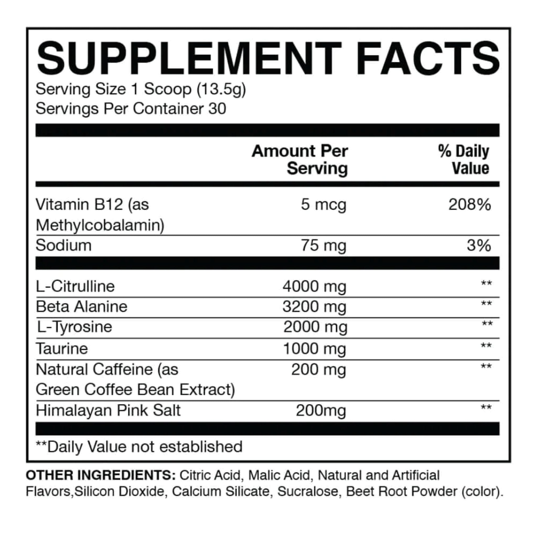 Pre-Workout Pulbere, RAW Nutrition, CBUM Series, Essential- Pre, 30 de Portii