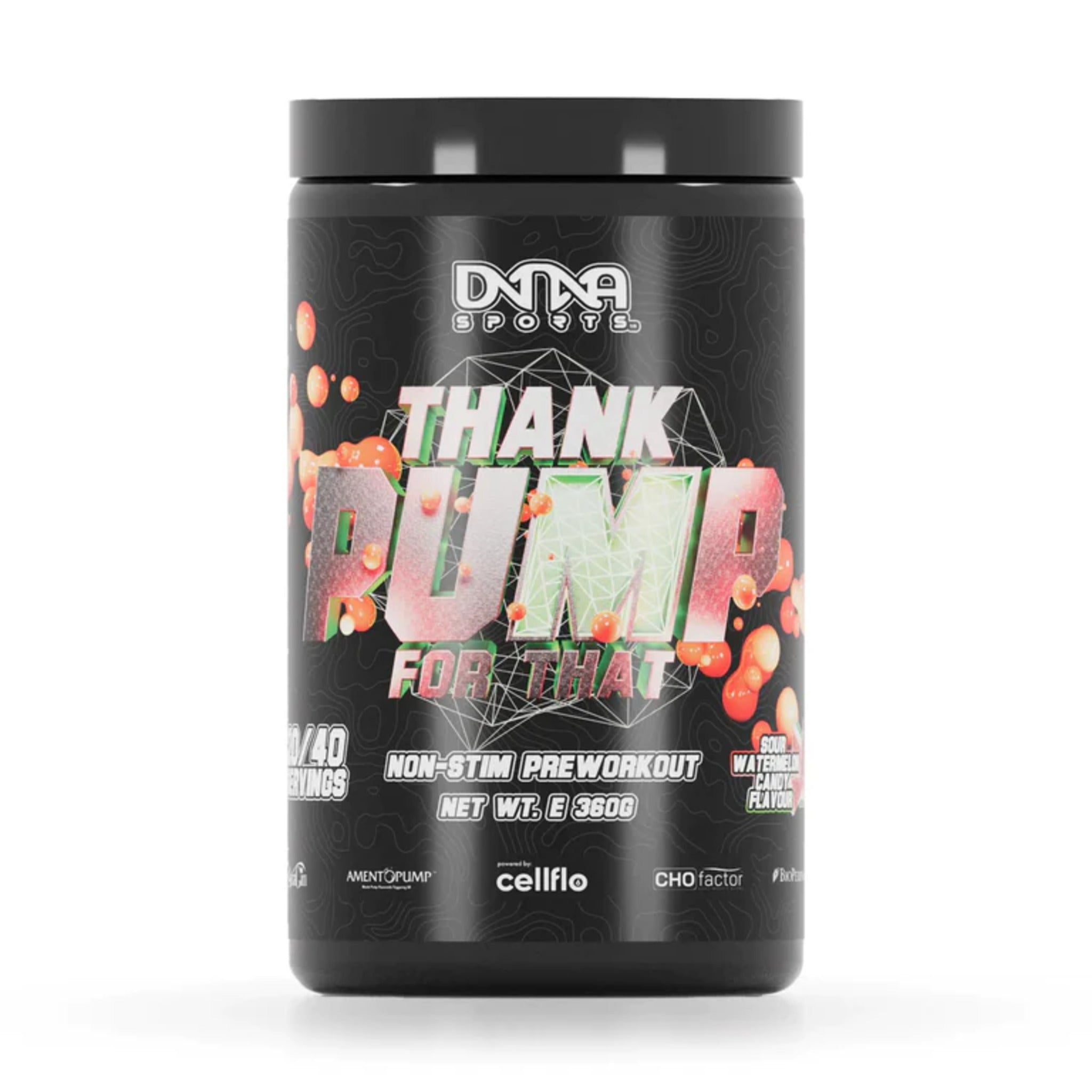 Pre-Workout, DNA Sports, Thank Pump for That, Non-Stim Pre-Workout, 360g fara cafeina