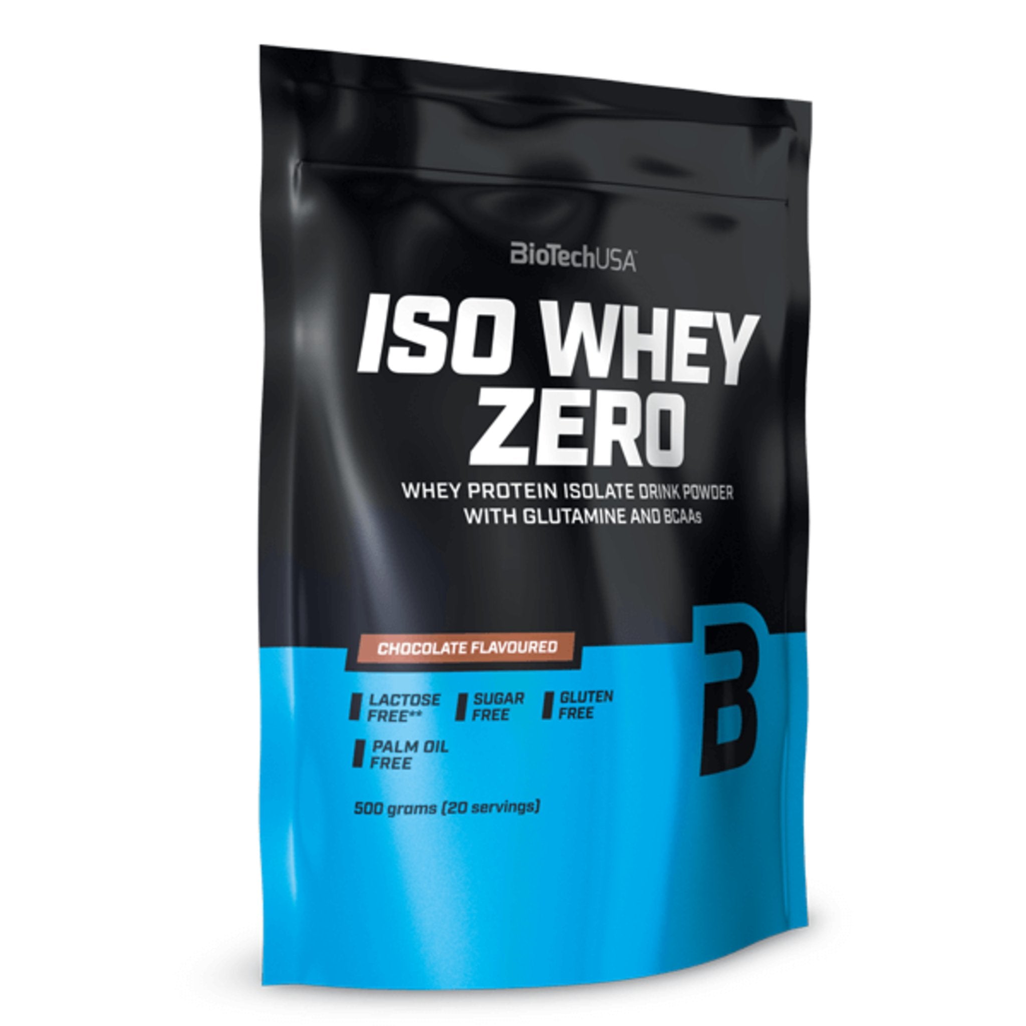 Proteina din zer izolata BioTechUSA Iso Whey Zero 500g