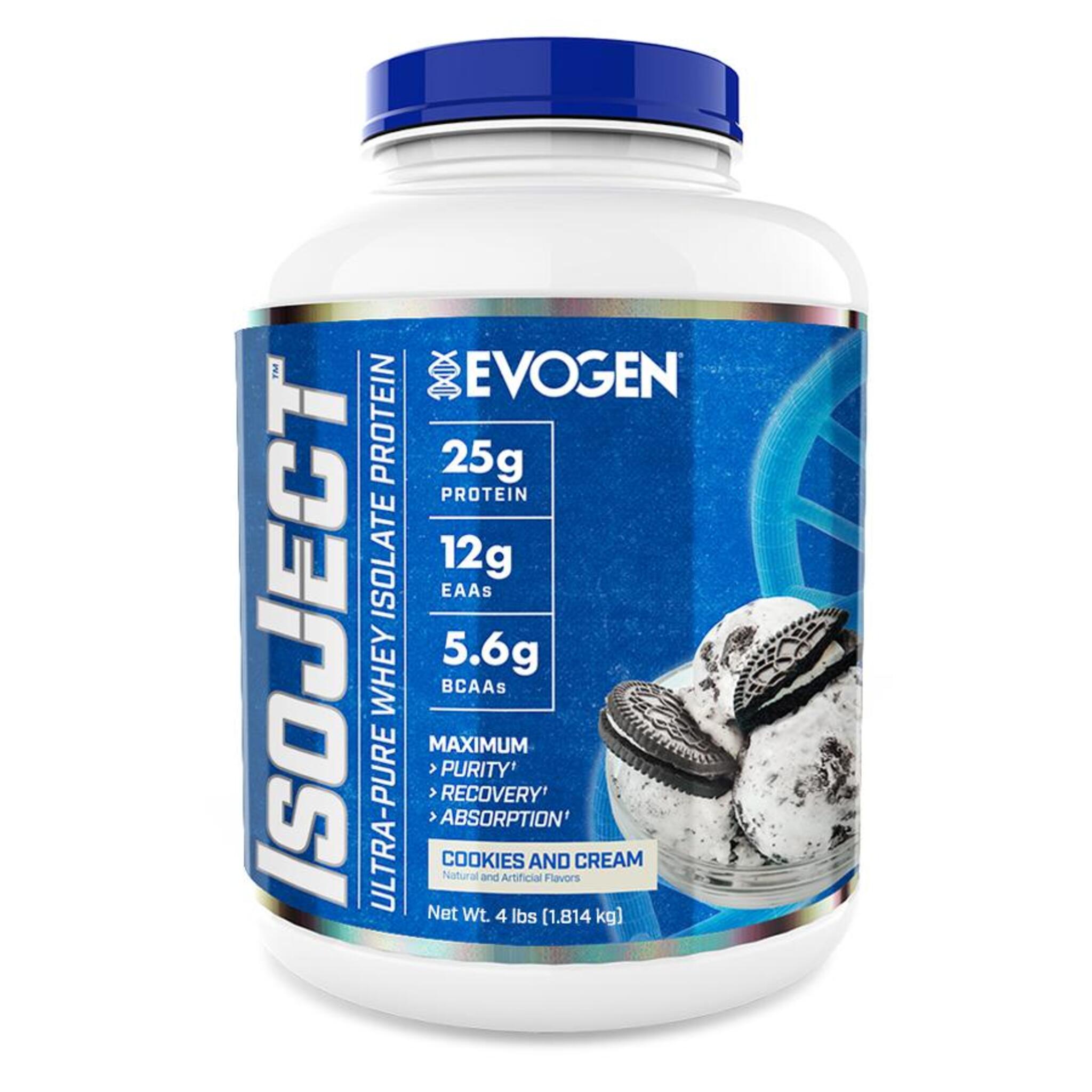 Proteina din Zer Izolata, Evogen, IsoJect Ultra-Pure Whey Isolate Protein, 1800g