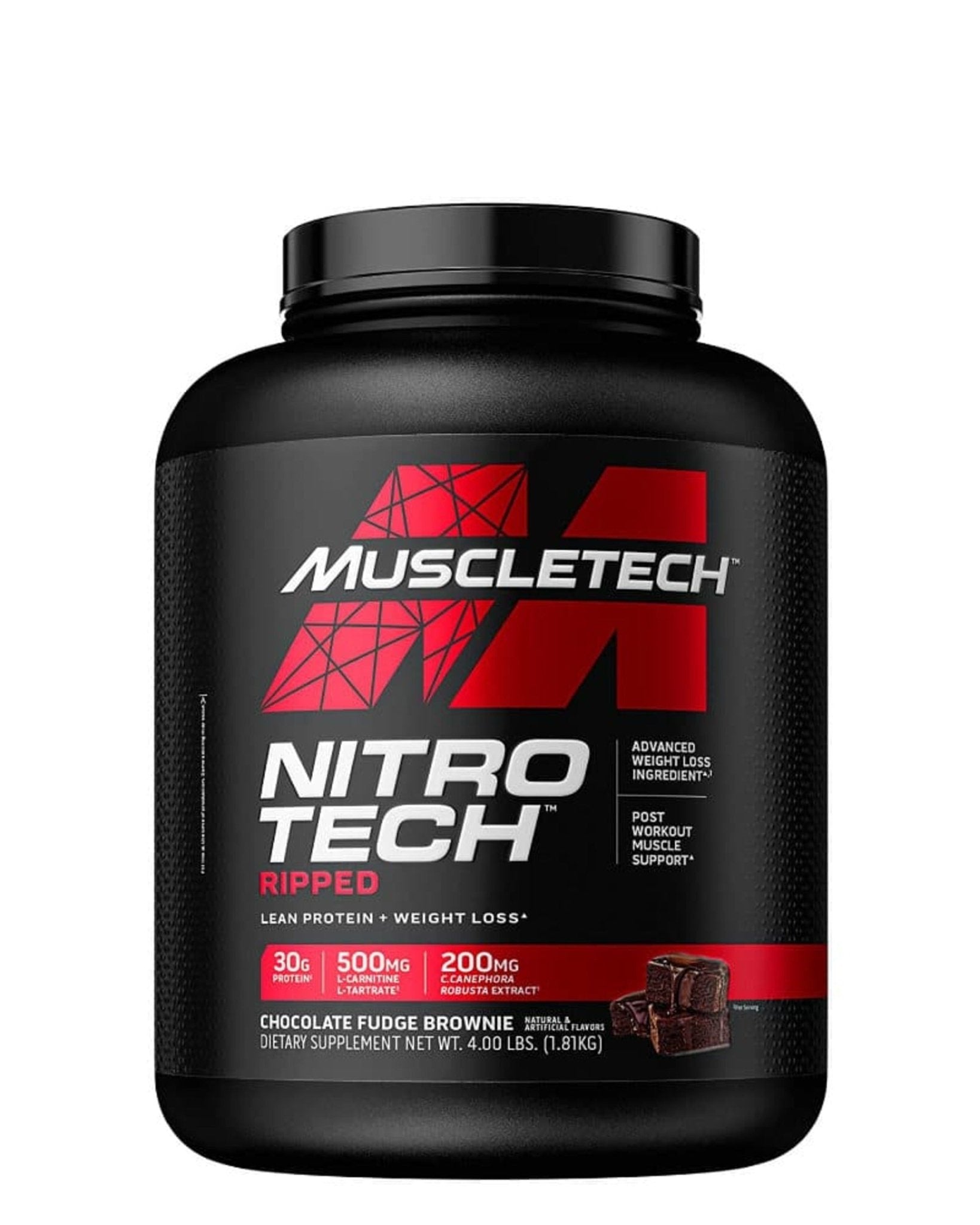 Proteina din zer izolata - Muscletech Nitro-Tech Ripped 1800g