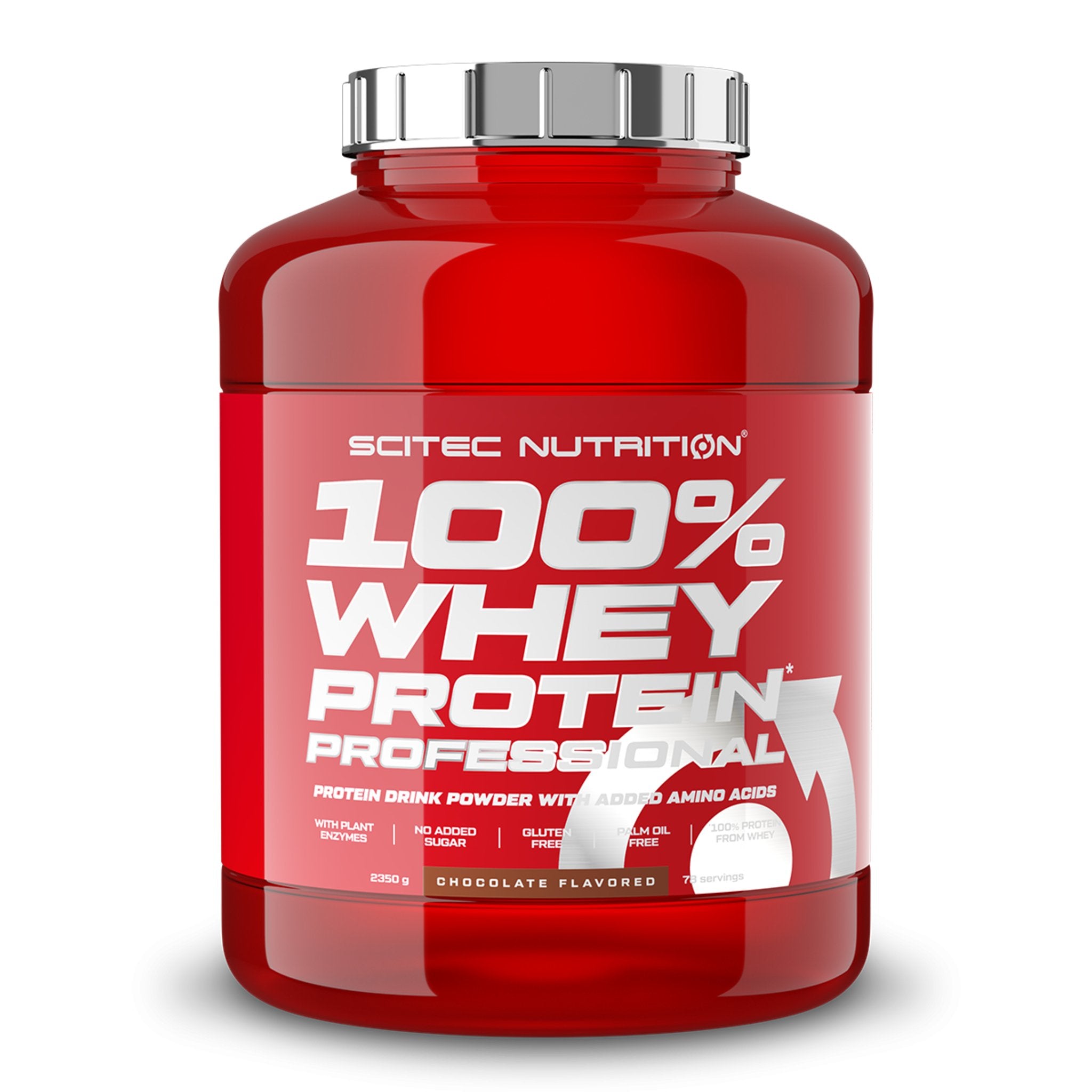 Proteina din zer, Scitec Nutrition, 100% Whey Protein Professional, 2350g - Magazin suplimente nutritive - gym-stack.ro