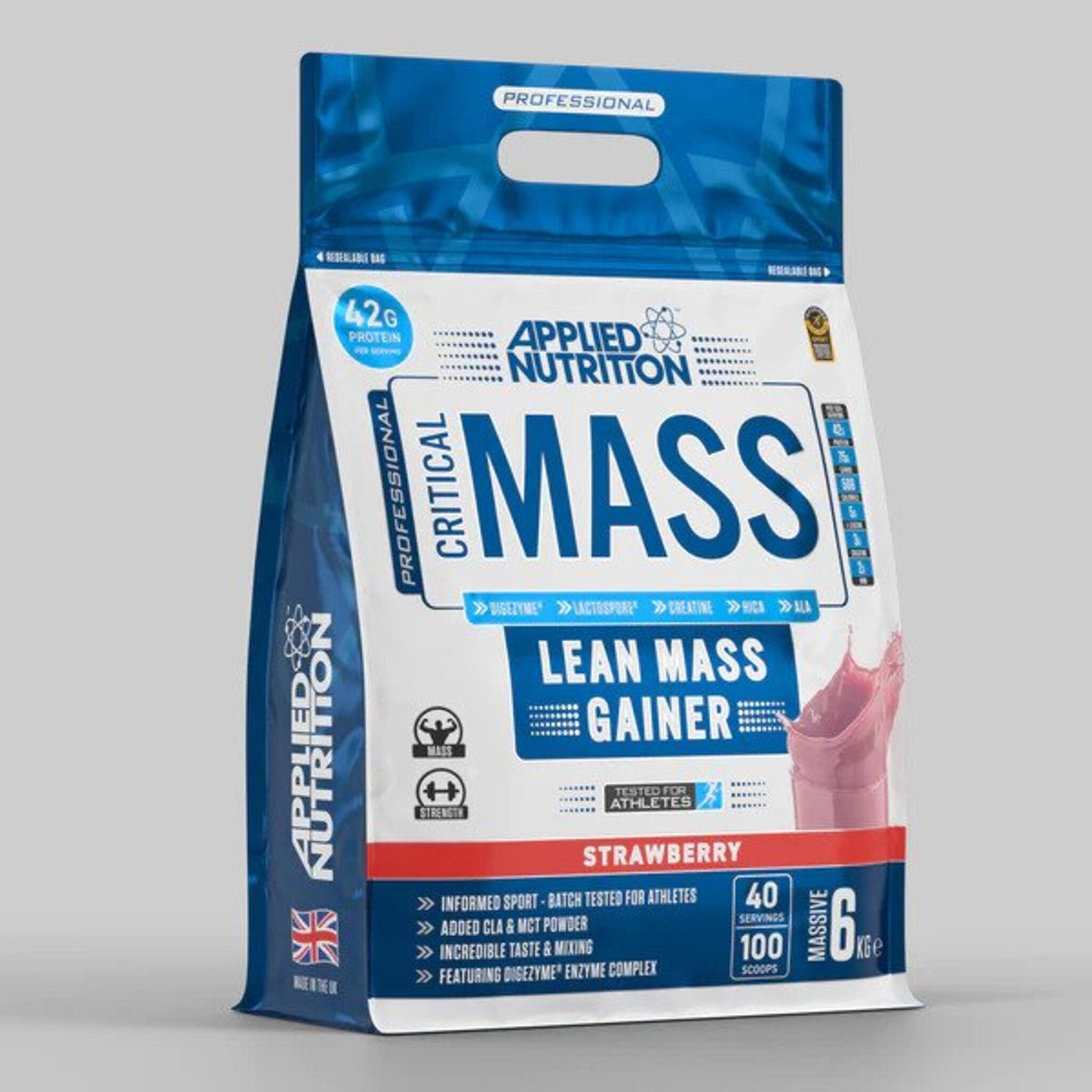 Proteina Masa Musculara , Applied Nutrition, Critical Mass, 6000g