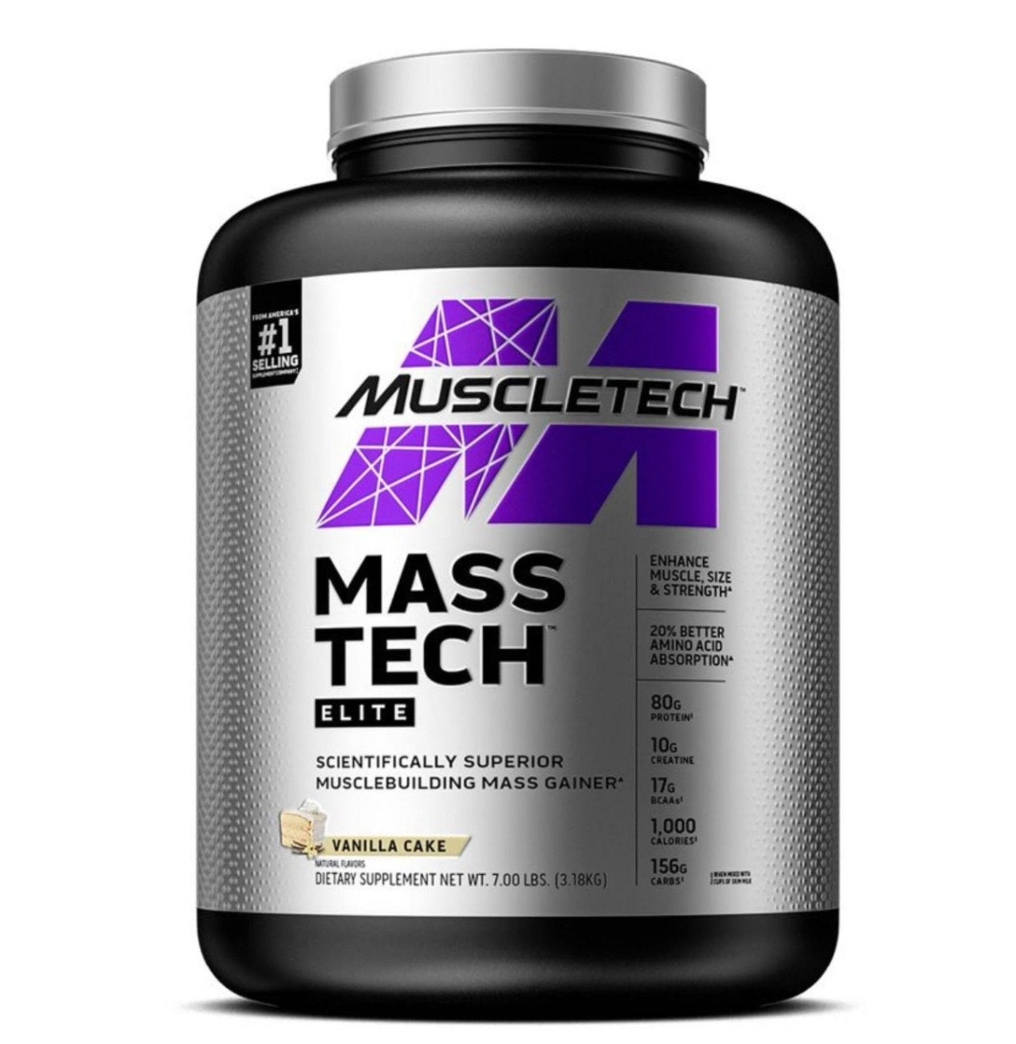 Proteina masa musculara, Muscletech, Mass Tech Performance Series, 3200g