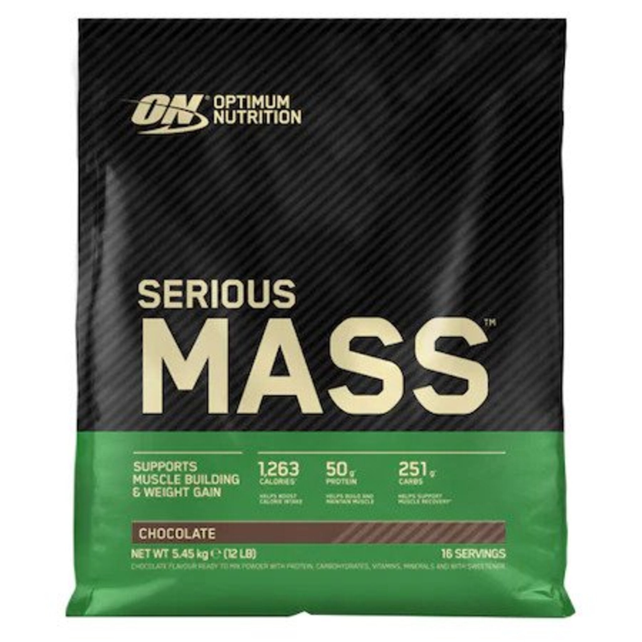 Proteina masa musculara, Optimum Nutrition, Serious Mass, 5400g