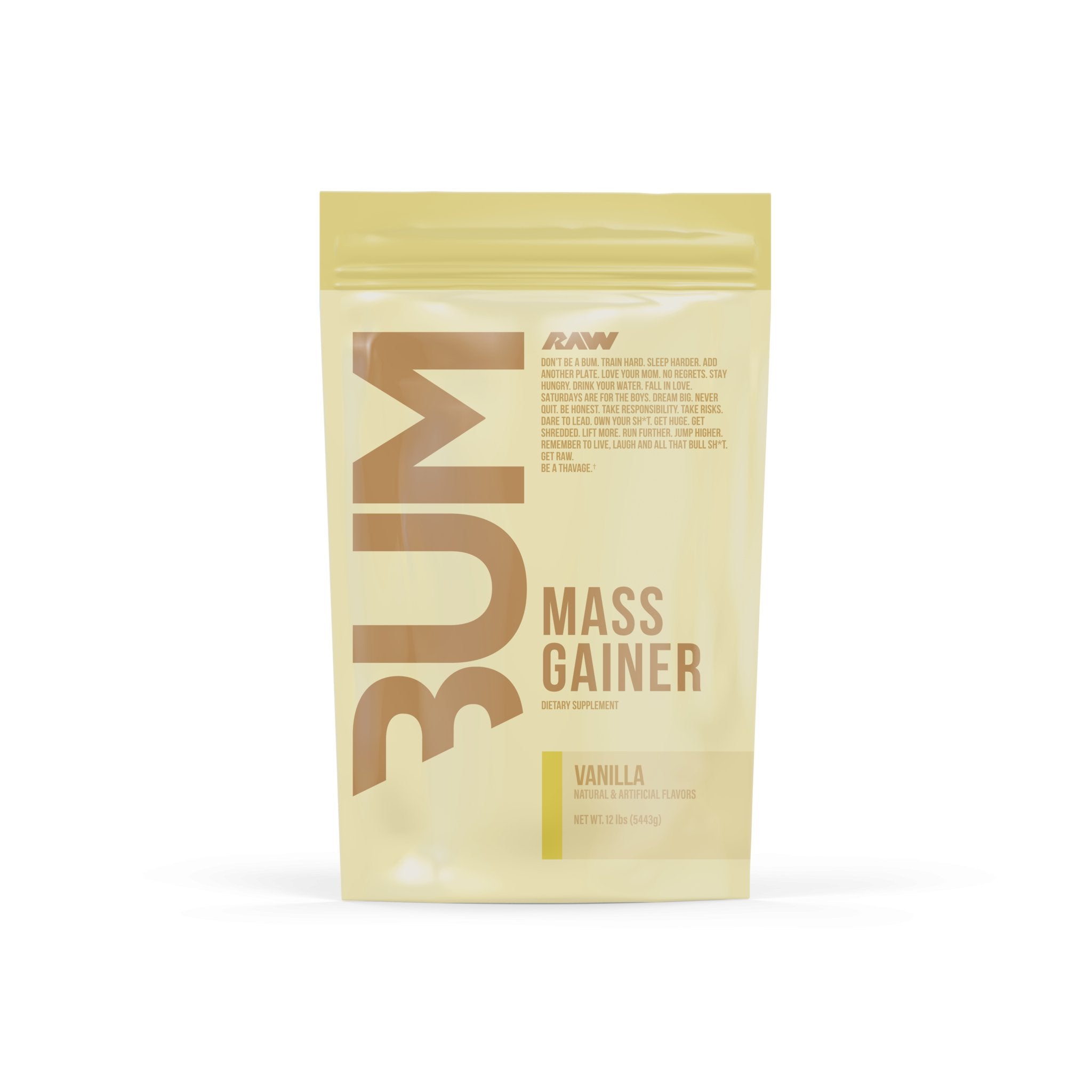 Proteina Masa Musculara, RAW Nutrition, CBUM Series, Mass Gainer, 5443g