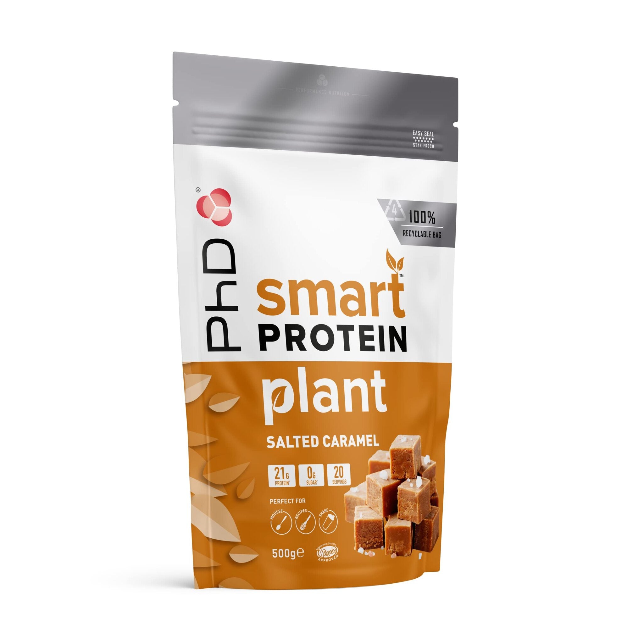 Proteina din mazare - Proteina Vegana, PhD, Smart Protein Plant, 500g - gym-stack.ro