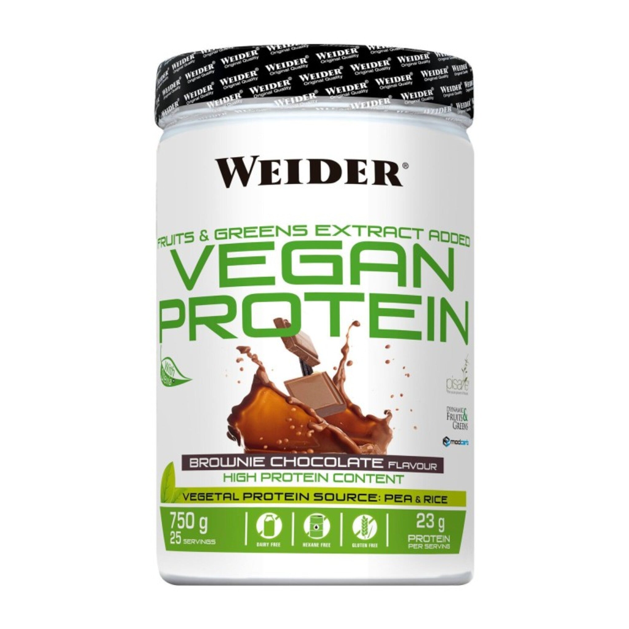 Proteina din mazare - Proteina vegana, Weider, Vegan Protein, 750g - gym-stack.ro