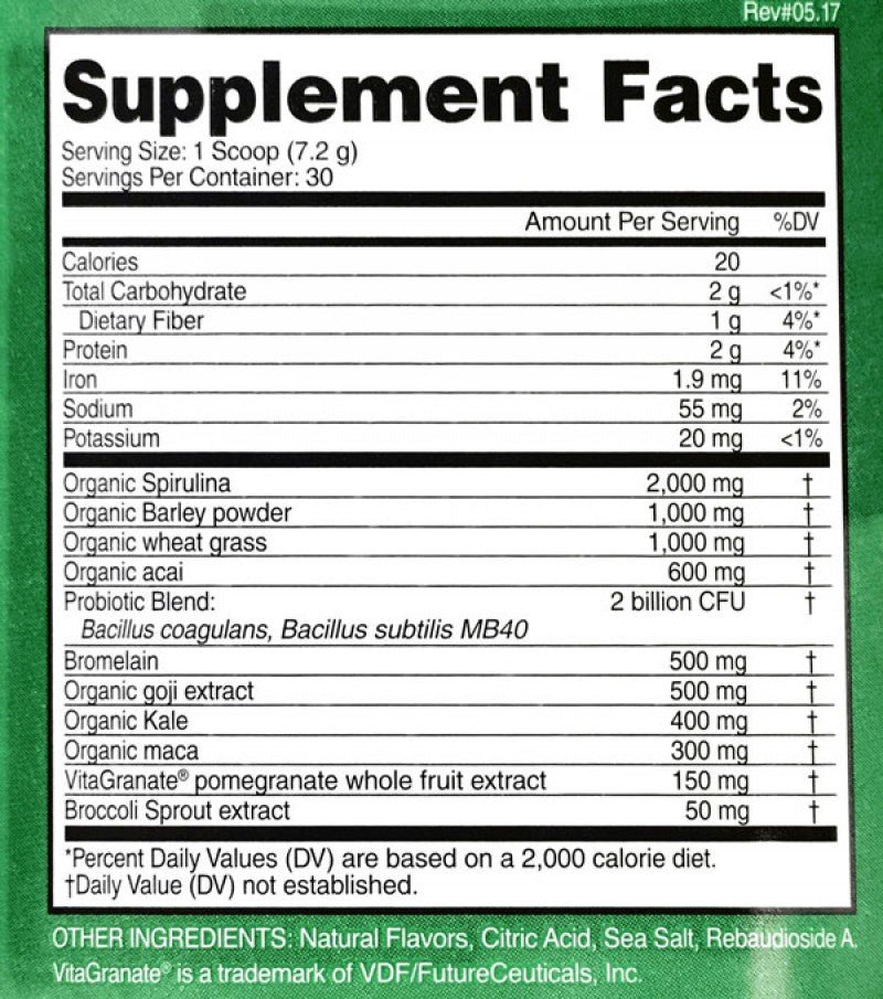 Super aliment, Evogen Naturals, EvoGreens