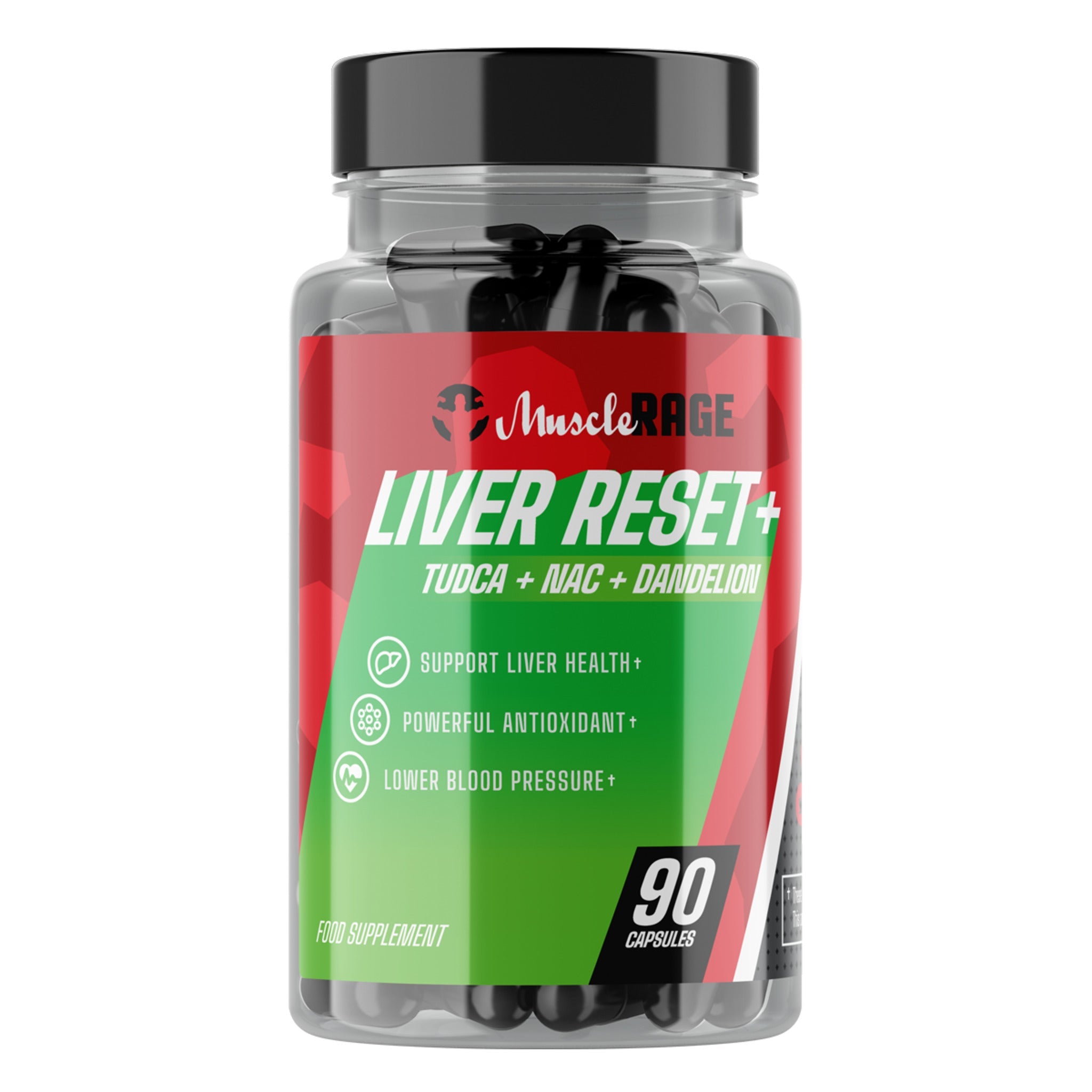 Supliment Alimentar, Muscle Rage, Liver Reset Plus, 90 caps