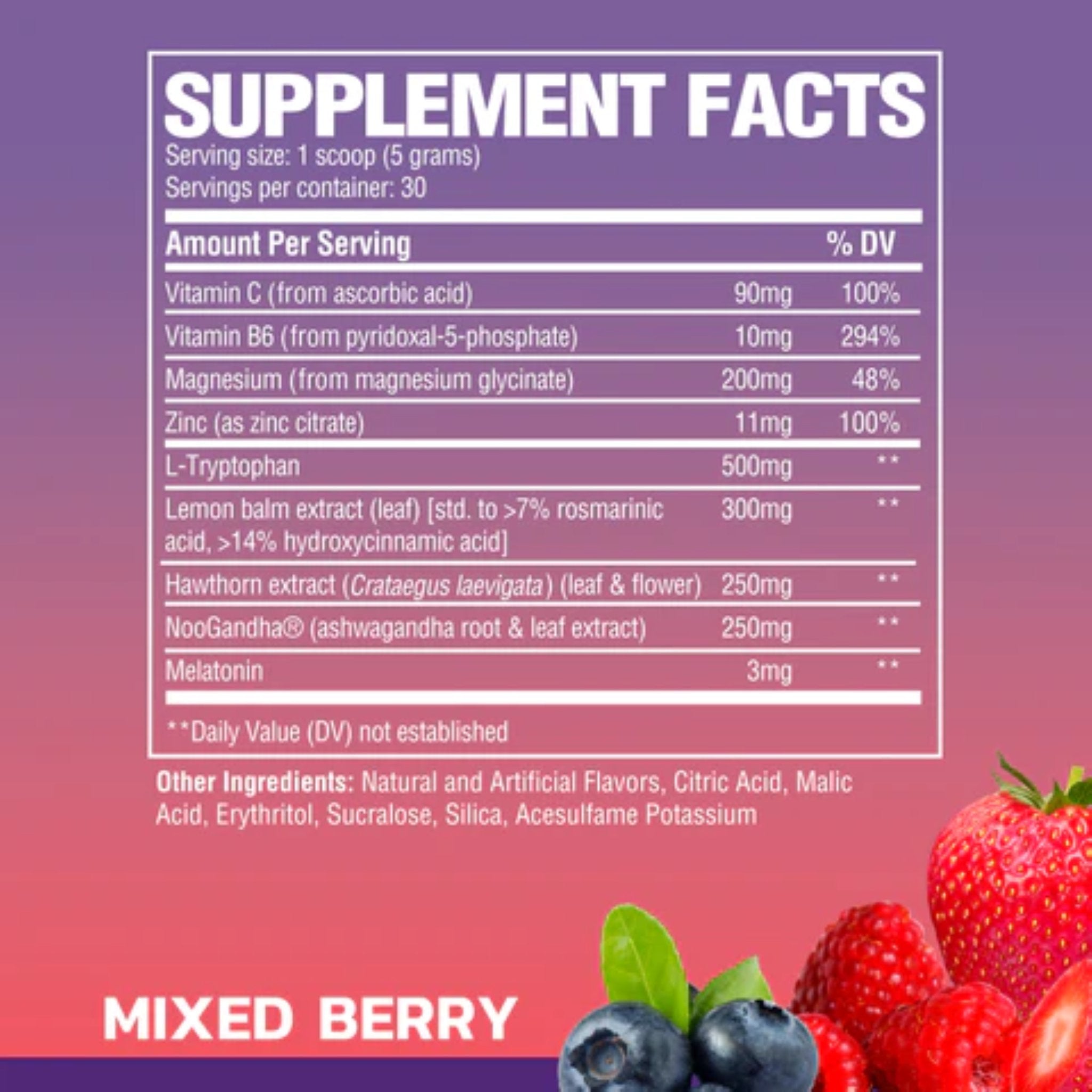 Supliment alimentar pentru somn, RAW Nutrition, RAW Sleep, 150g
