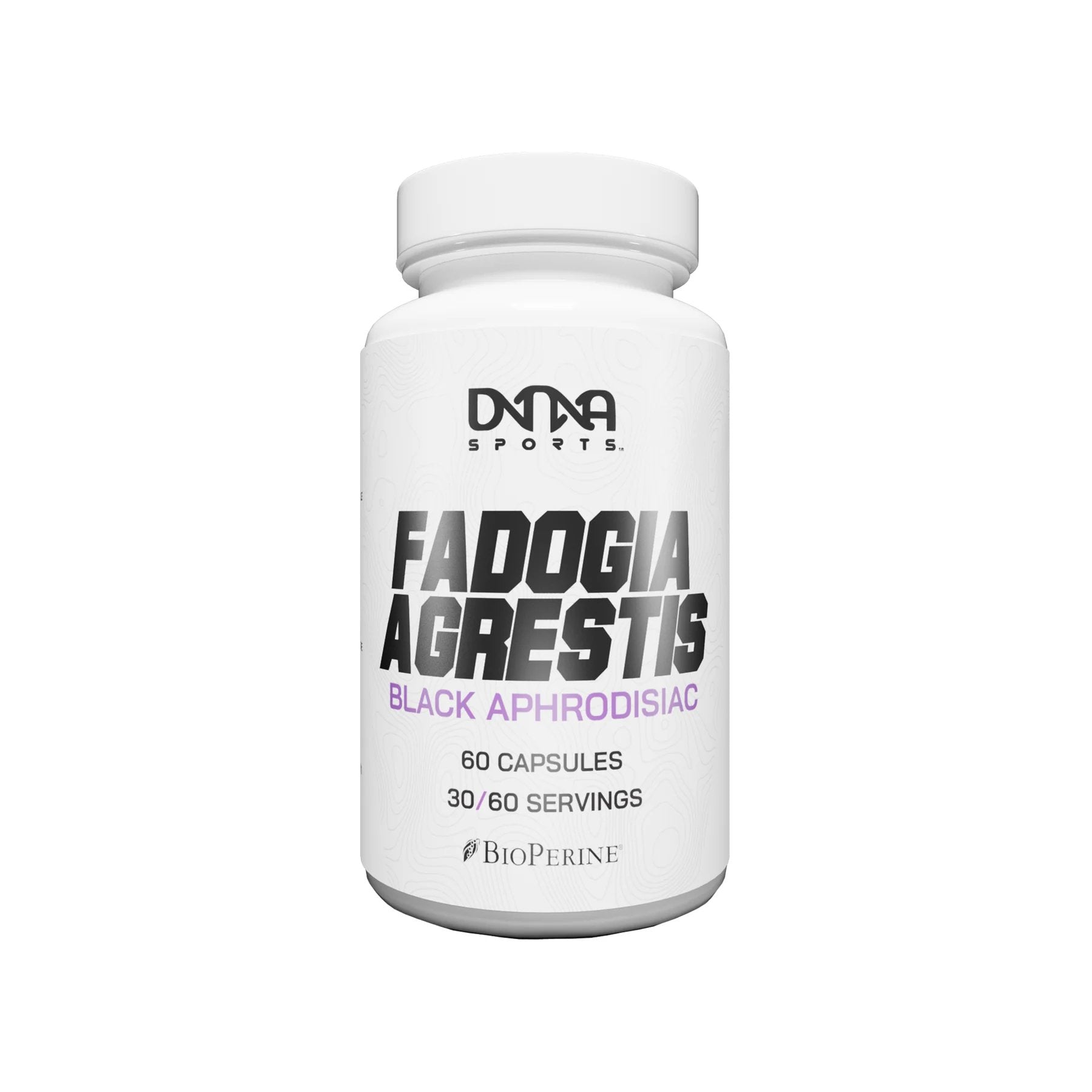 Supliment pentru cresterea nivelului de testosteron, DNA Sports, Fadogia Agrestis, 60 caps - Magazin suplimente nutritive - gym-stack.ro