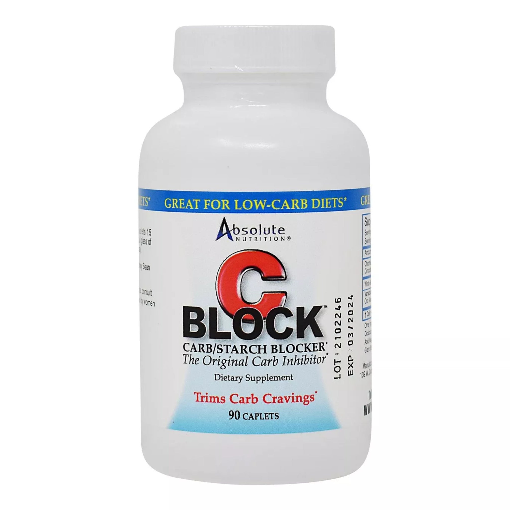 Supliment pentru dietele slabe in carbohidrati, Absolute Nutrition, C Block EXP:10.2024