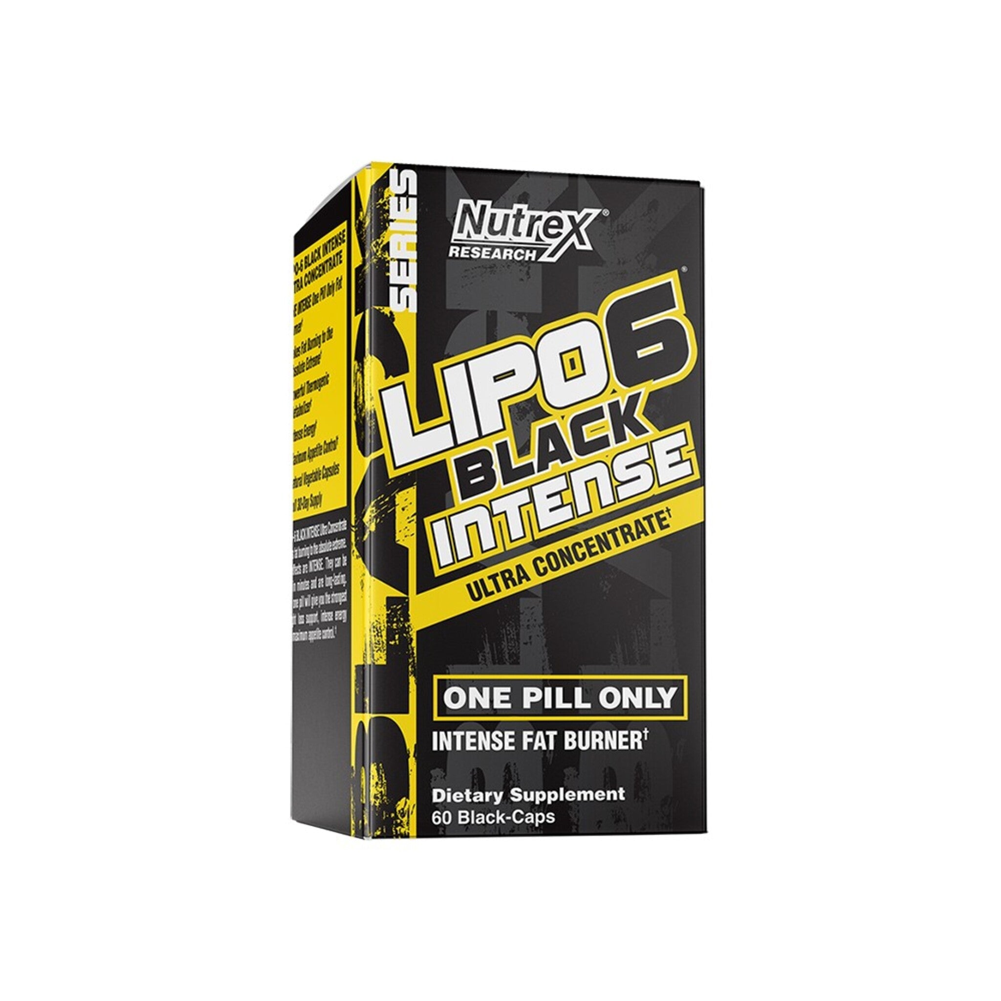 Supliment scadere in greutate, Nutrex Lipo 6 Black Intense Ultra Concentrate, 60 caps