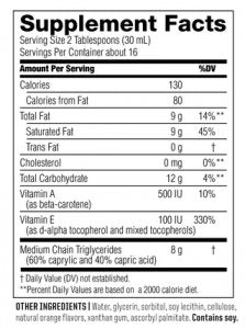 Trigliceride cu lant mediu, Olimp, MCT Oil, 400ml