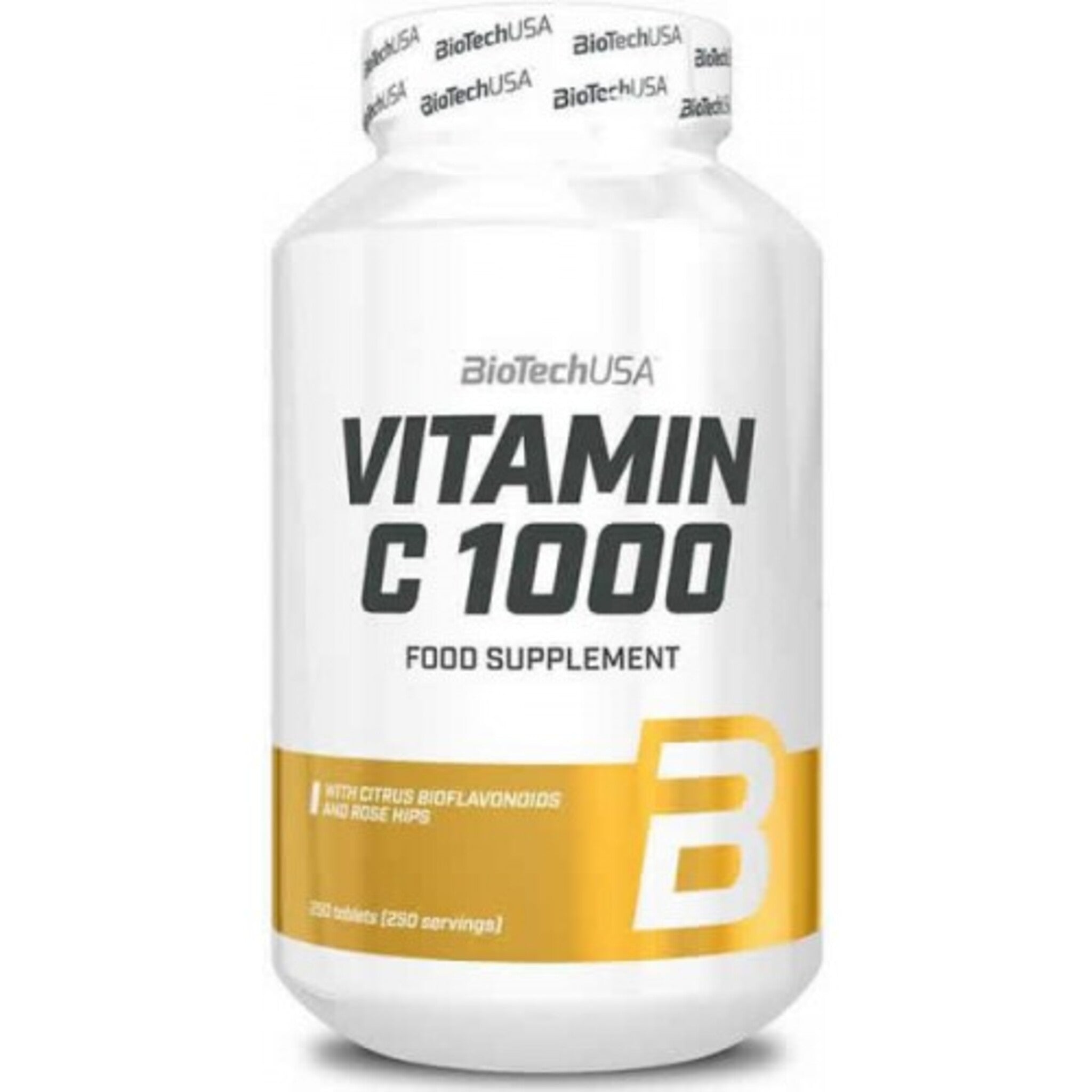 Vitamina C, BioTechUSA Vitamin C 1000, 250 tabs