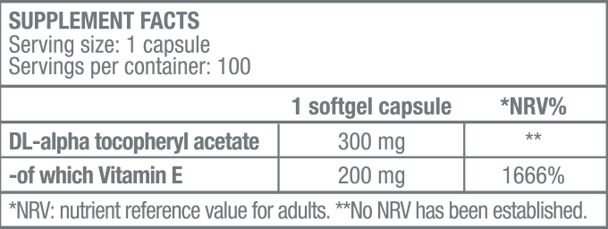 Vitamina E - BioTechUSA Vitamin E 100 softgels capsules