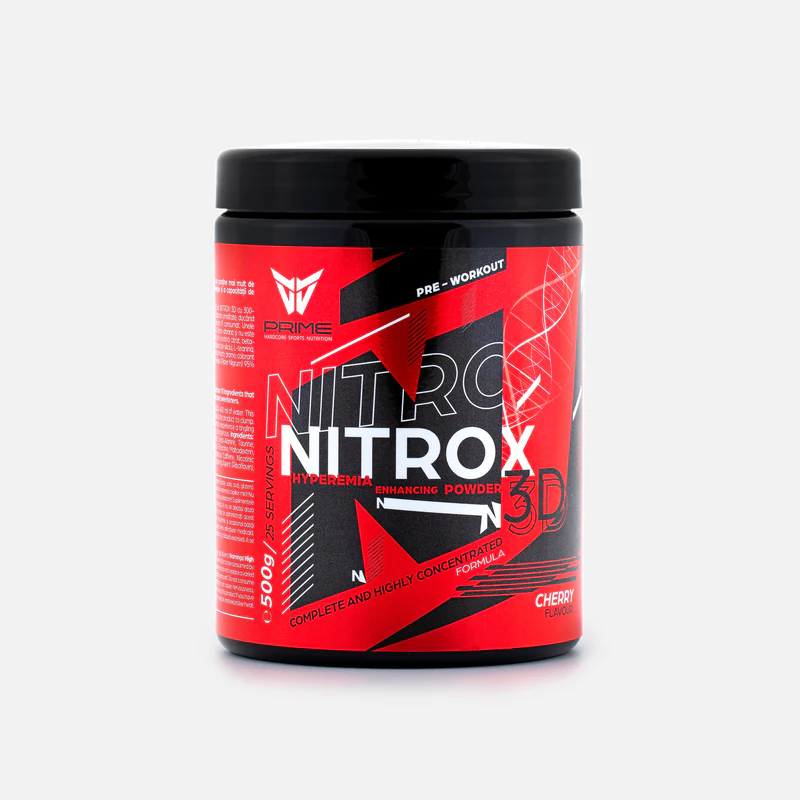Pre-Workout, Prime Supplements, Nitrox 3D, 500g