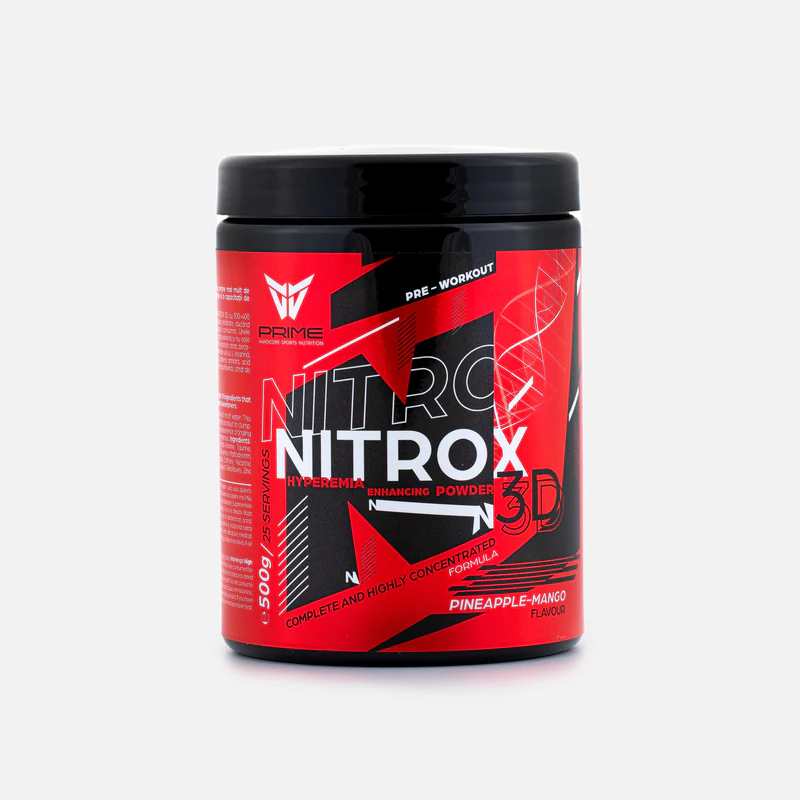 Pre-Workout, Prime Supplements, Nitrox 3D, 500g