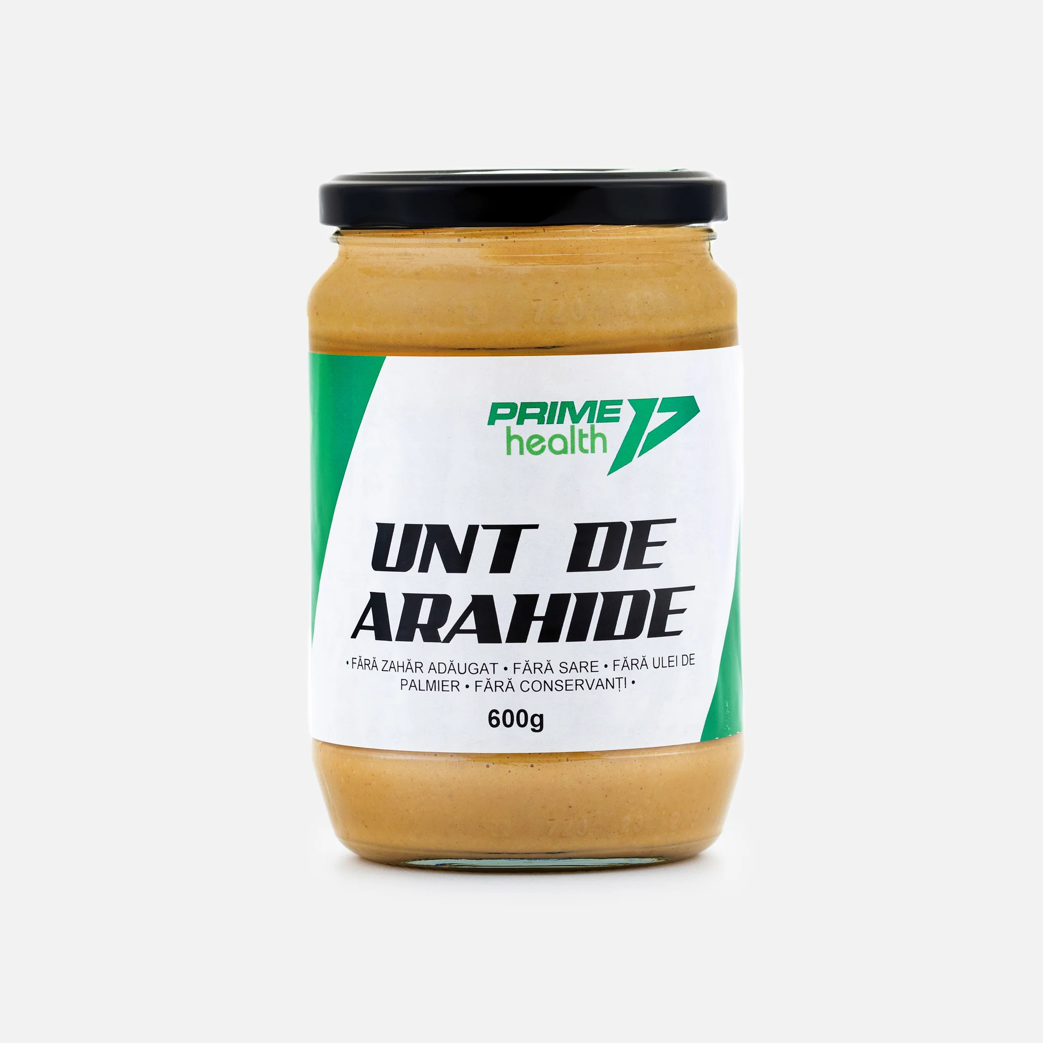 Unt de Arahide, Prime Health, Peanut Butter, 600g EXP: 25/09/2025