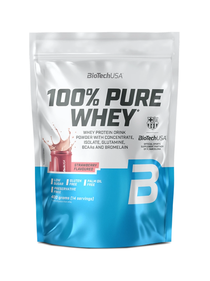 Proteina din Zer, BioTechUSA, 100% Pure Whey, 400g
