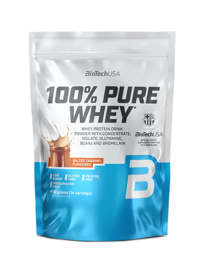 Proteina din Zer, BioTechUSA, 100% Pure Whey, 400g