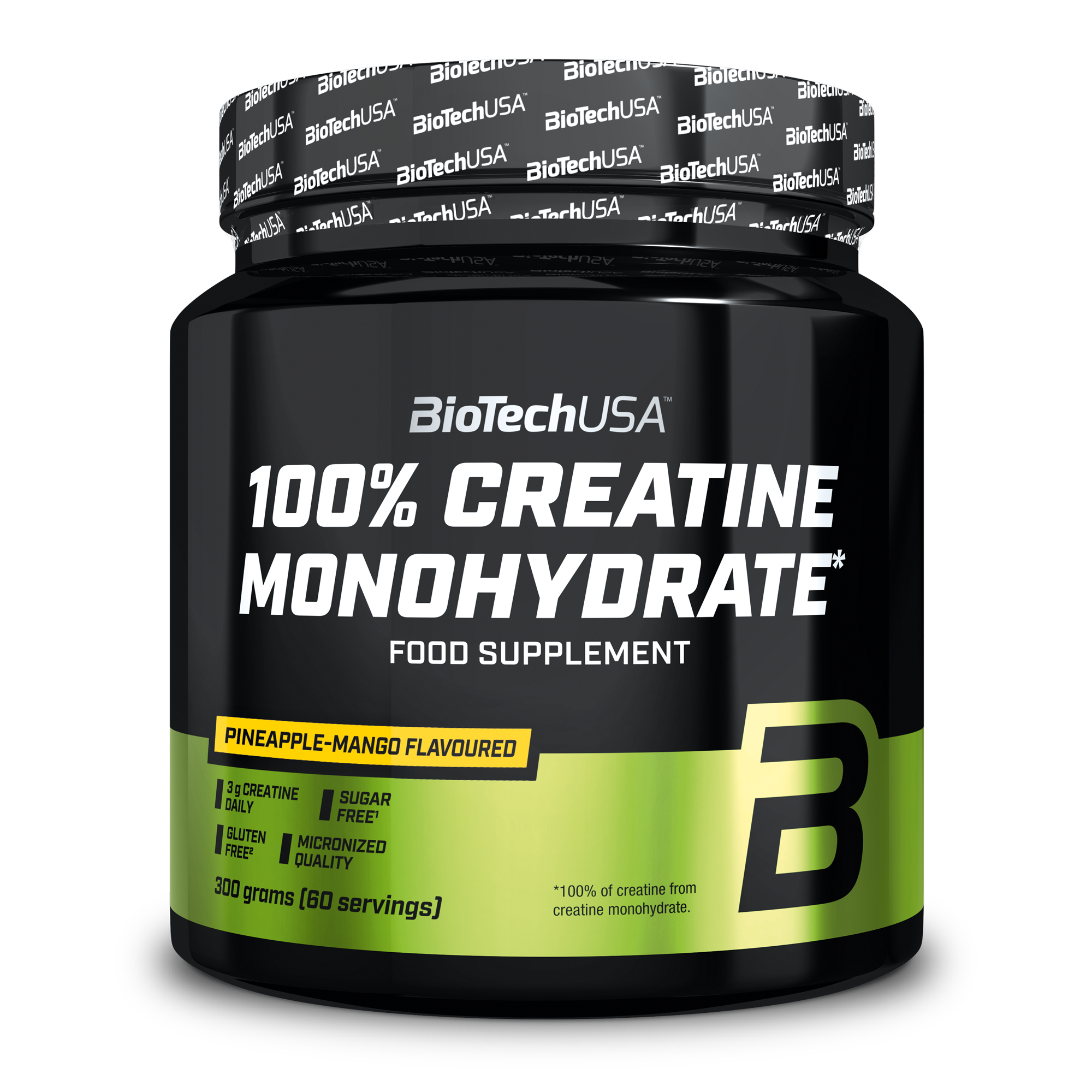 Creatina Monohidrata, BioTechUSA, 100% Creatine Monohydrate, 300g